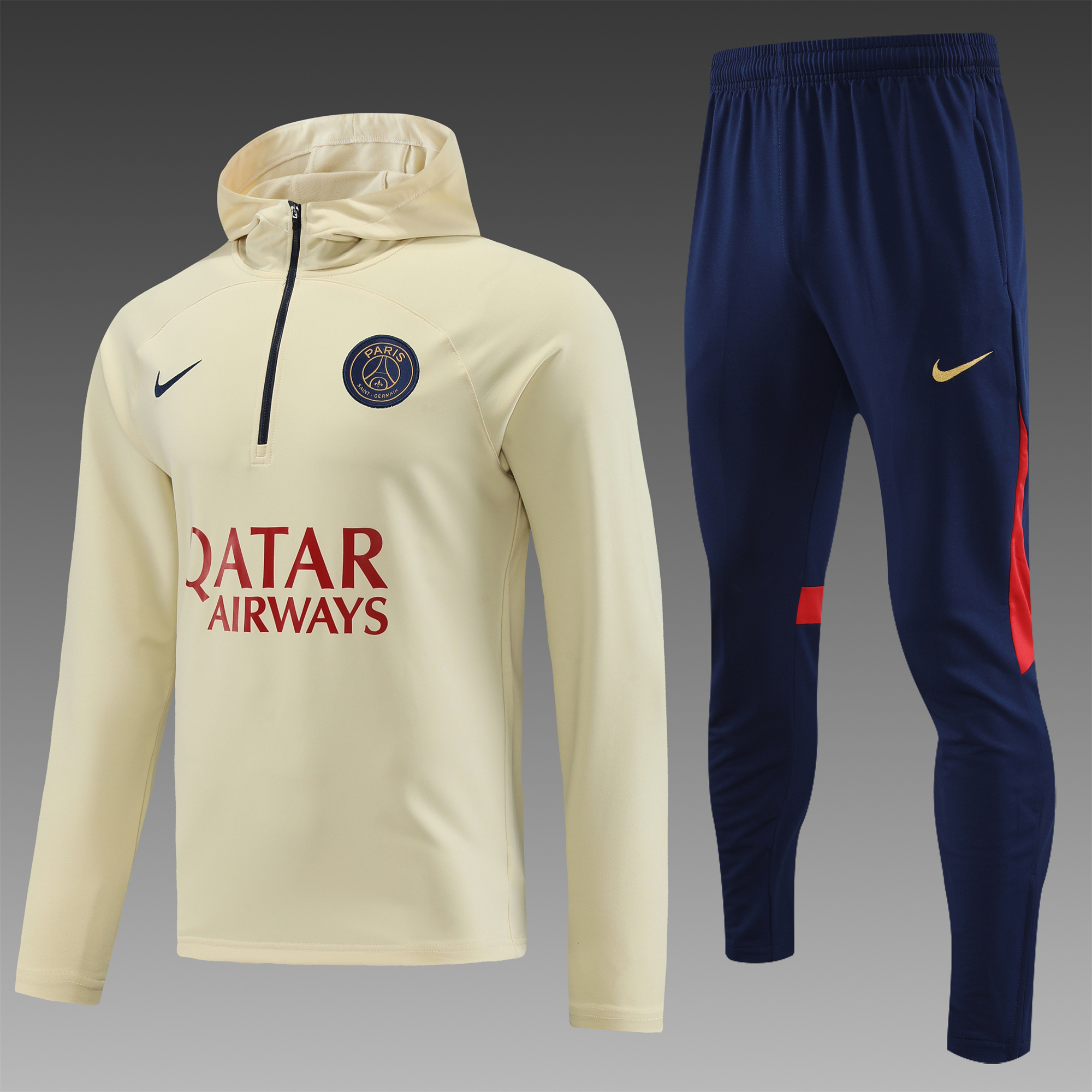 Paris Saint-Germain PSG 23-24 Men's Training Hoodie + Pants - Unitedfutballjersey