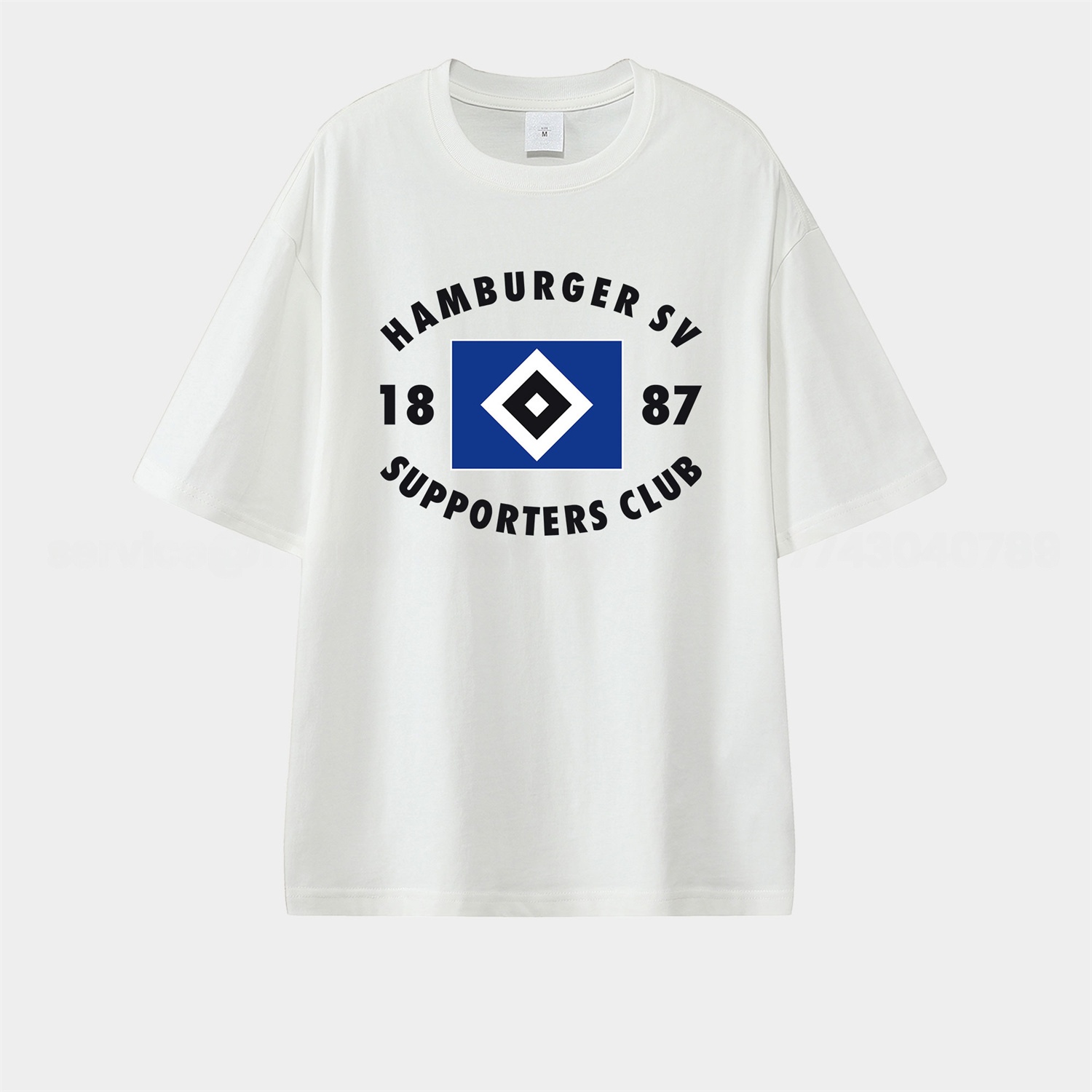 Hamburger SV 1887 Supporters Club Unisex Pure Cotton T-shirt - Unitedfutballjersey