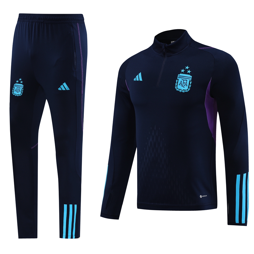 Argentina 23-24 Long Sleeve Training Set - Blue - Unitedfutballjersey