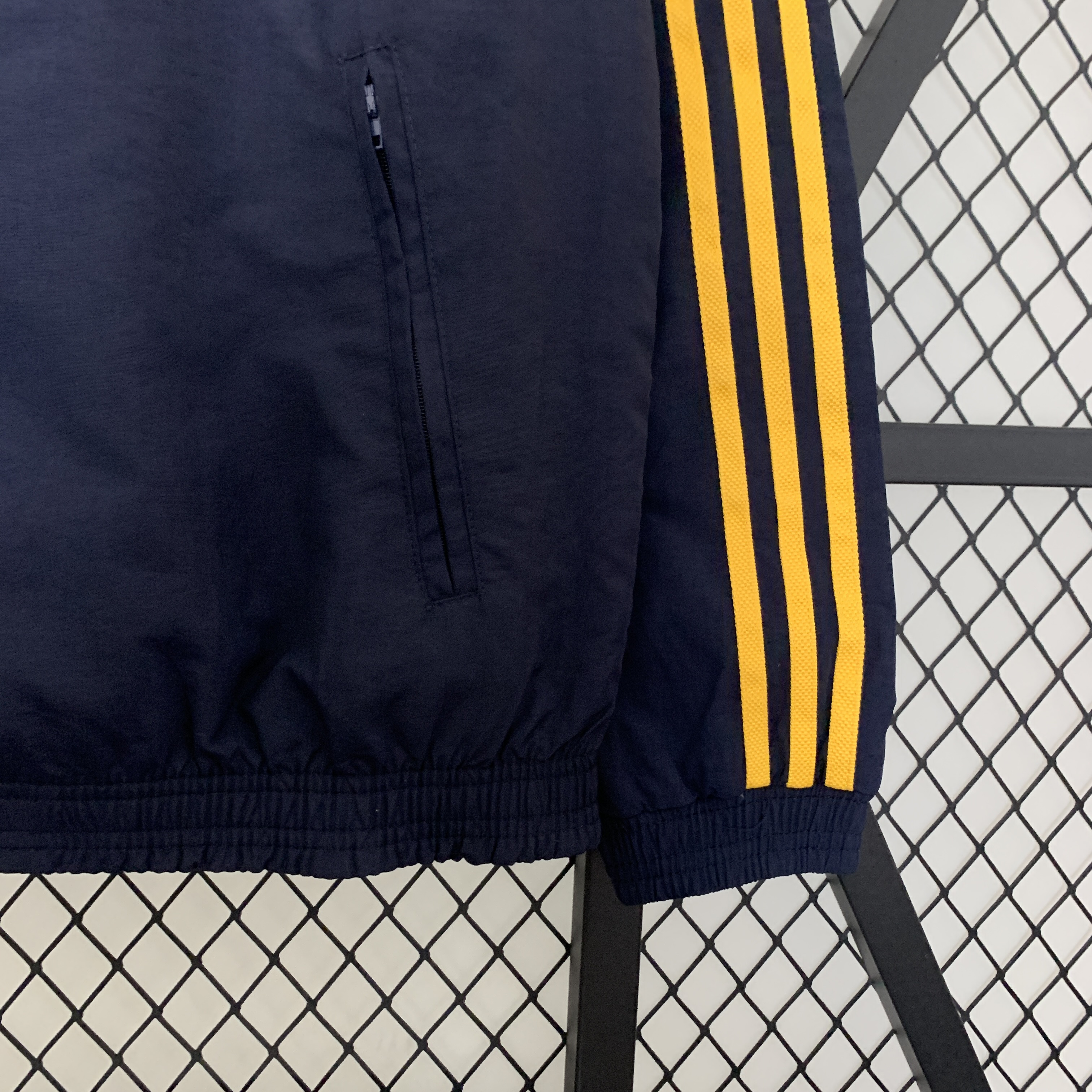 Real Madrid 23-24 Houndstooth Pattern Limited Edition Player Reversible Windbreaker - Unitedfutballjersey