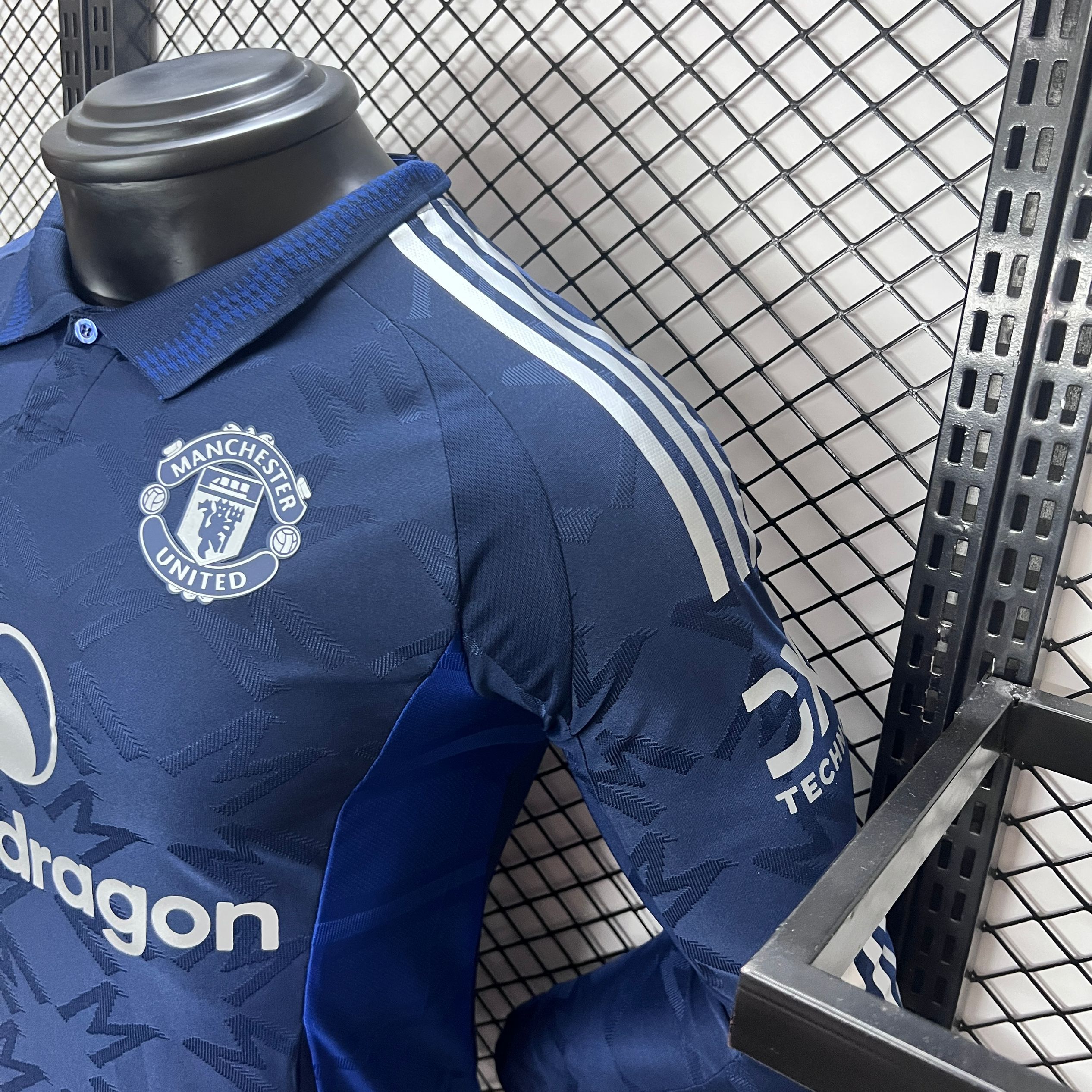 Manchester United 24-25 Away Long Sleeve Jersey - Player Version - Unitedfutballjersey