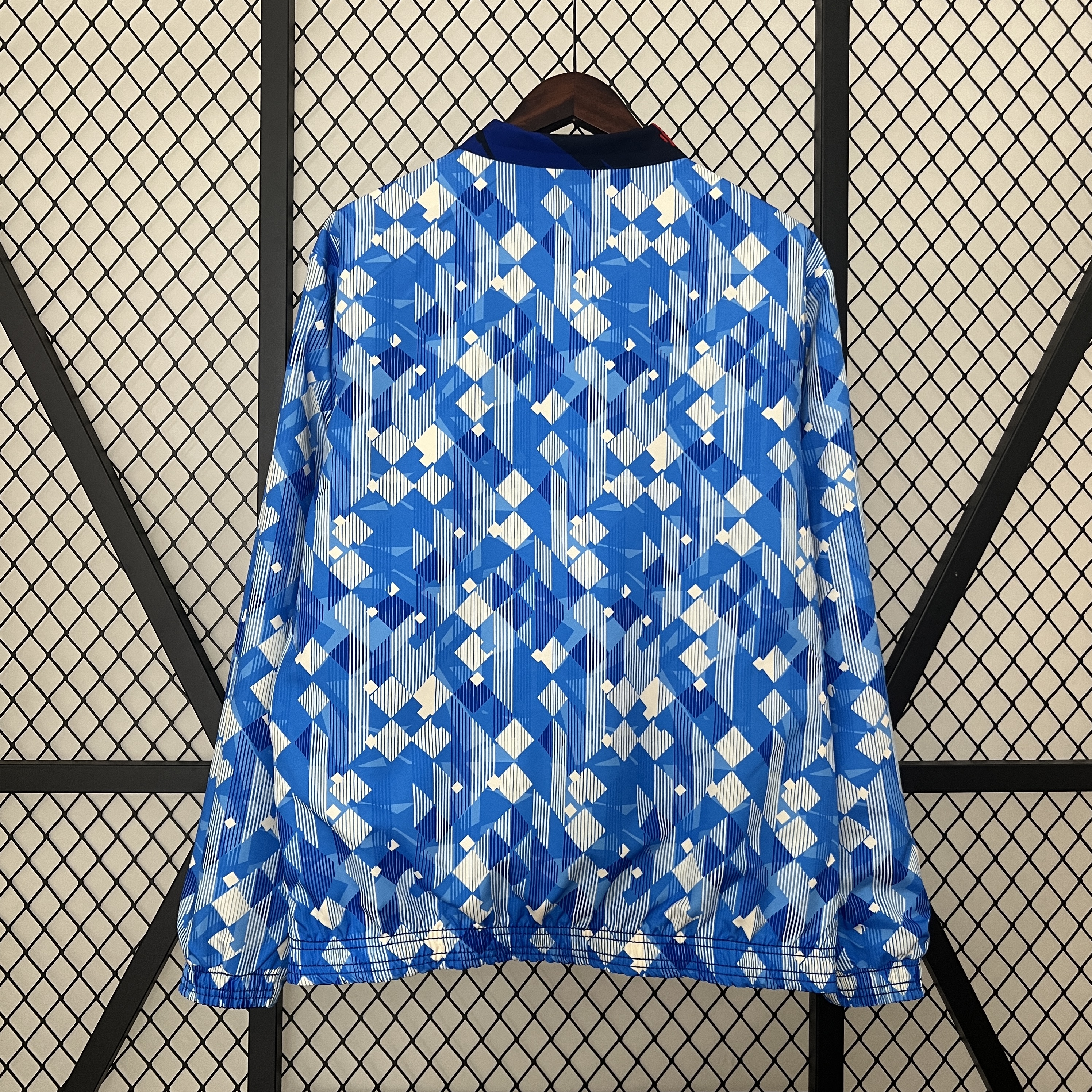 England 2024 Double Sided Reversible Windbreaker - Blue - Unitedfutballjersey