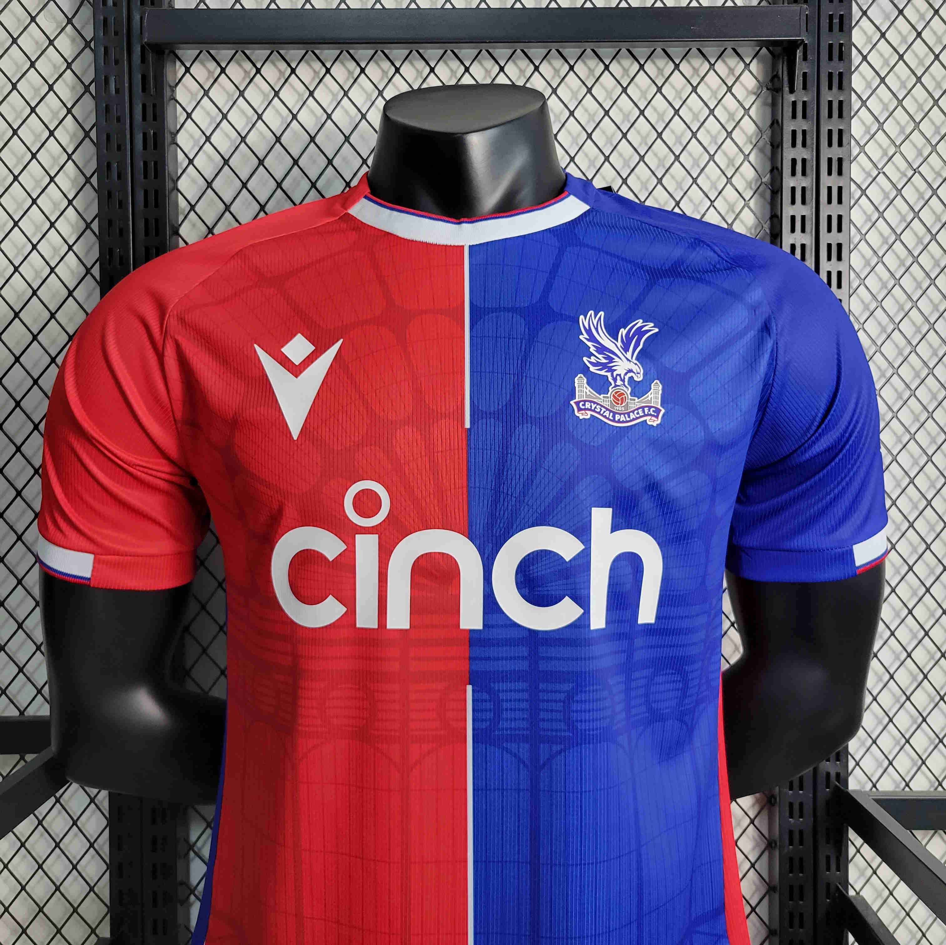 23-24 Crystal Palace Home Jersey - Player Version - Unitedfutballjersey