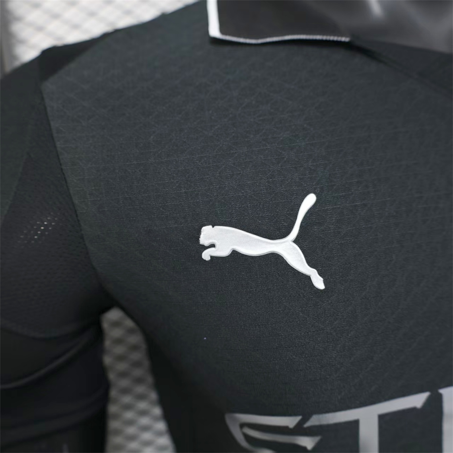 Manchester City 25-26 Black Polo Silver Label Special Jersey - Player Version - Unitedfutballjersey