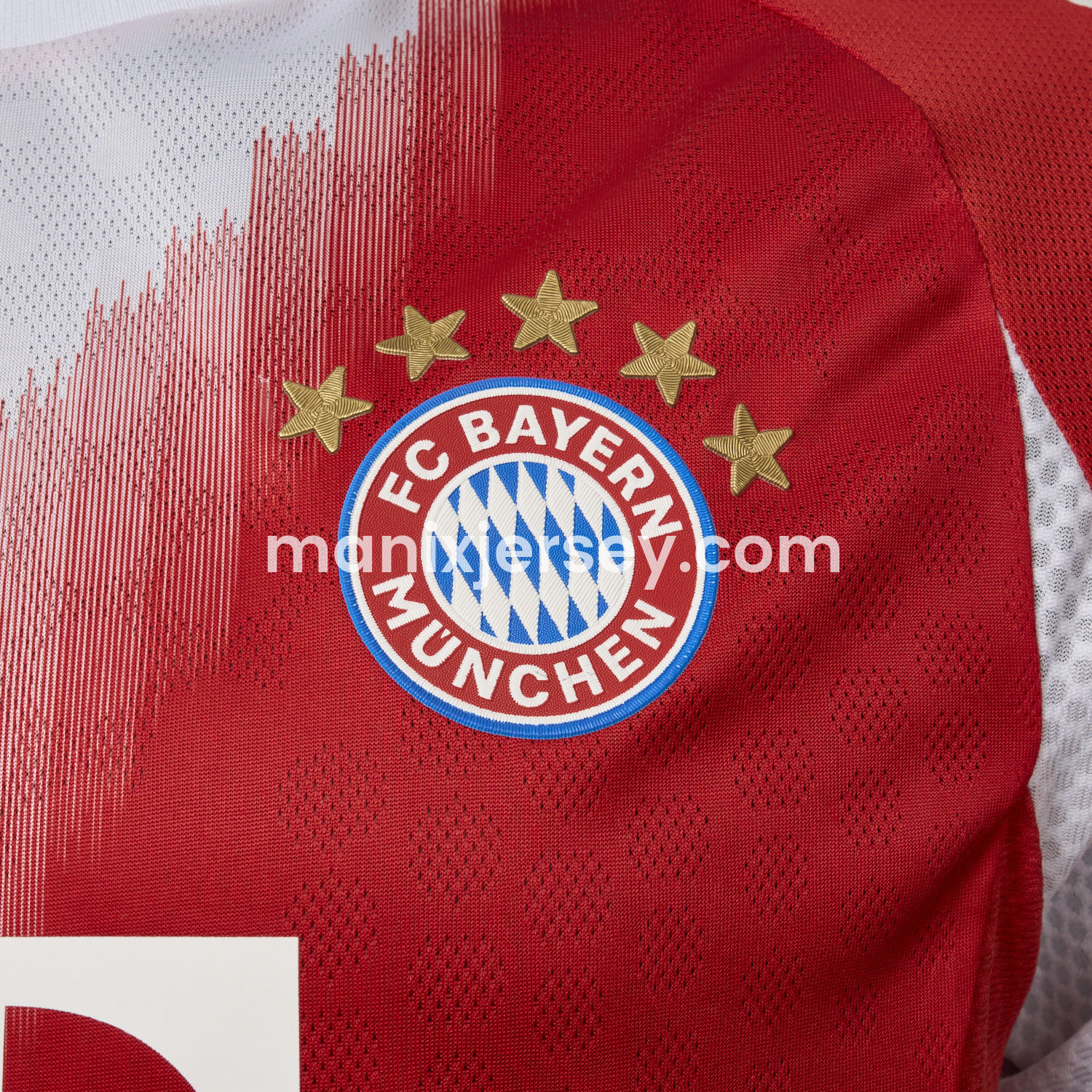 Bayern Munich 25-26 Pattern M Home Jersey(New Leaked Version) - Player Version - Unitedfutballjersey