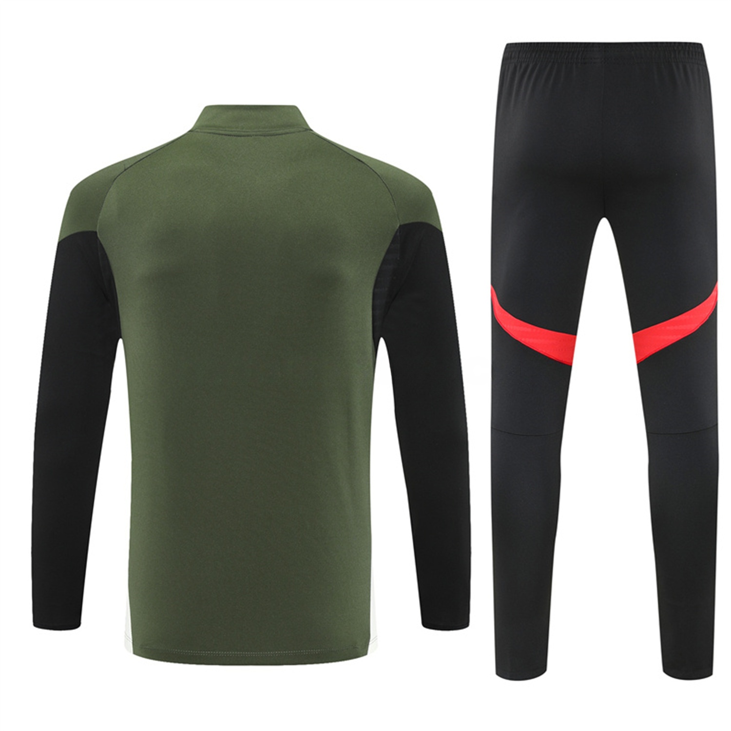 Bayern Munich 25-26 Long Sleeves Training Set - Green Top & Black Pants - Unitedfutballjersey