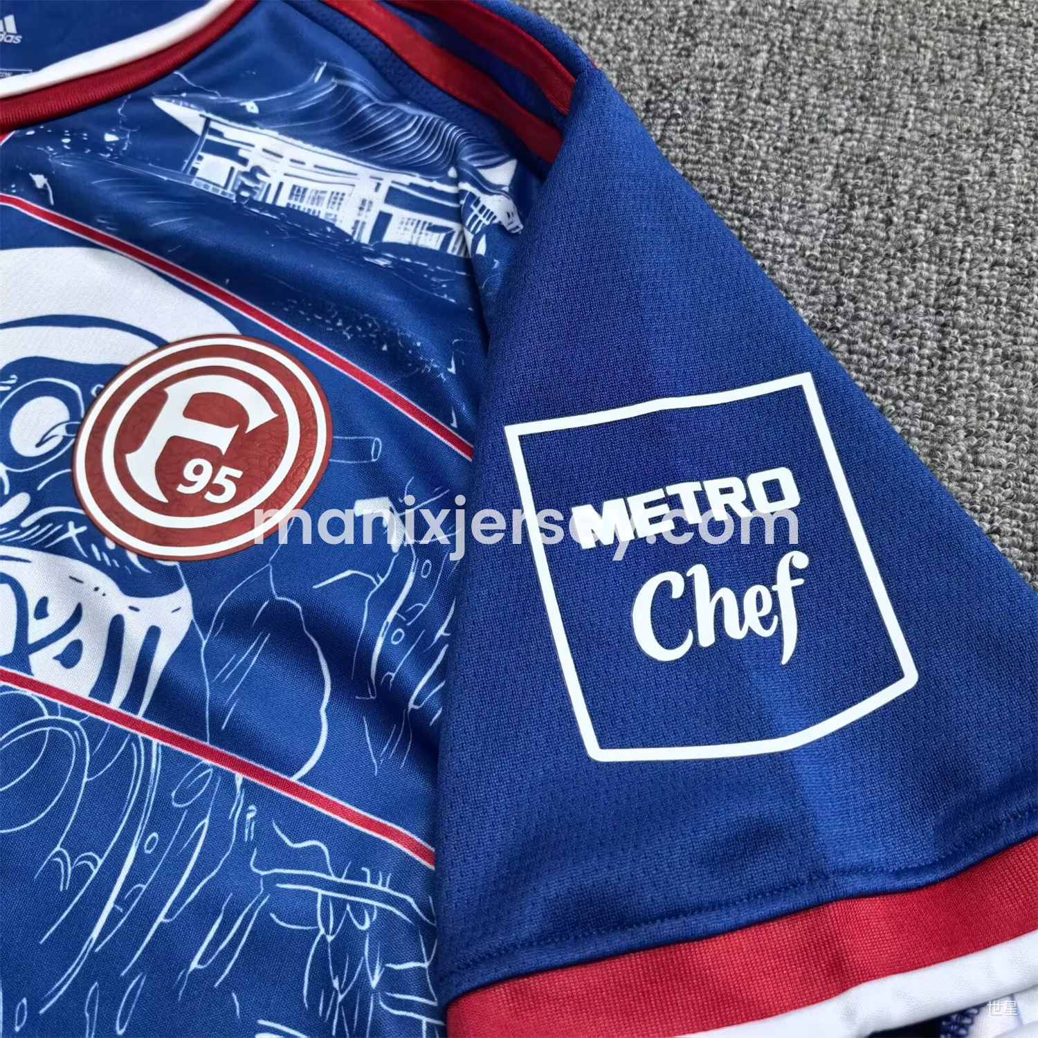 Fortuna Düsseldorf 24-25 Katana Blue Special Edition Jersey - Fans Version - Unitedfutballjersey