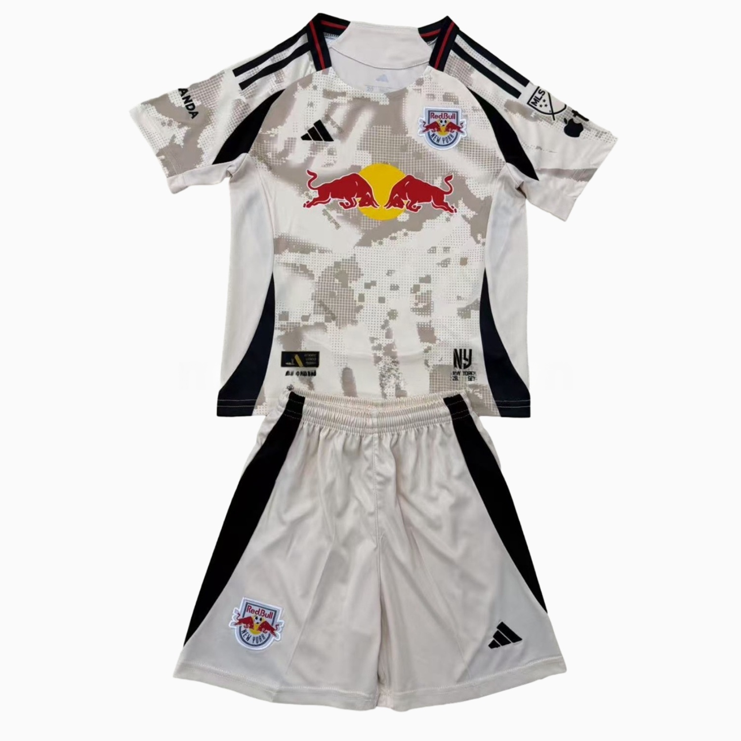 New York Red Bulls 2025 Away Men's Adult Jersey Set - Fans Version - Unitedfutballjersey