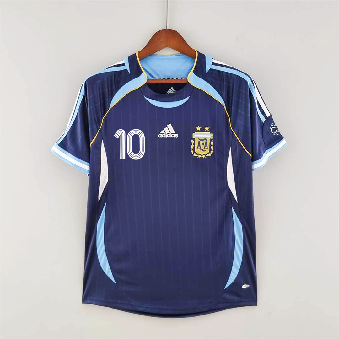 Retro Argentina 2006 Away Stadium Jersey - Unitedfutballjersey