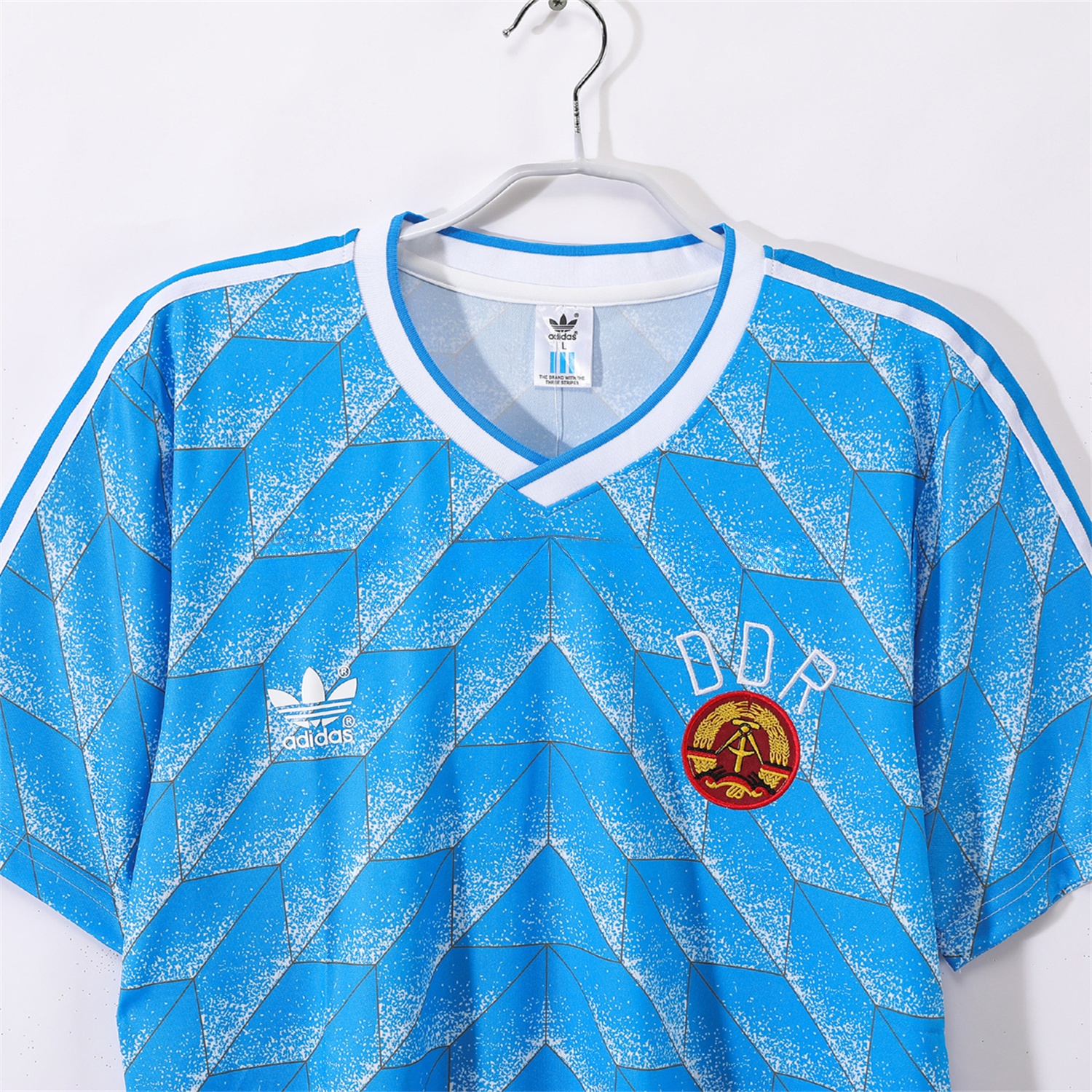 Retro East Germany 1988 Away Jersey - Unitedfutballjersey
