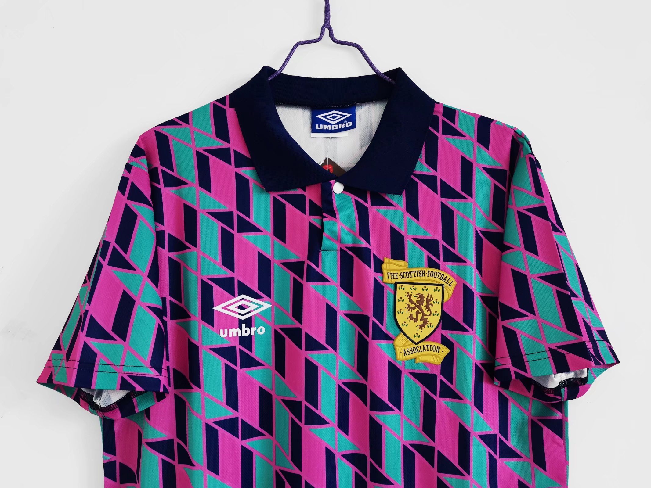 Retro S-c-o.t l.a-n.d 1988-89 Away Jersey - Fans Version - Unitedfutballjersey