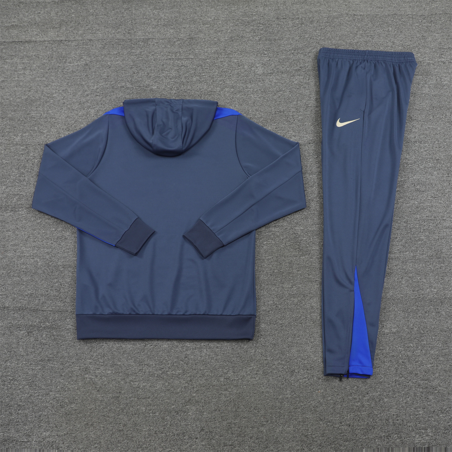 Inter Milan 24-25 Training Hoodie Set - Blue - Gray Hoodie and Pants - Unitedfutballjersey