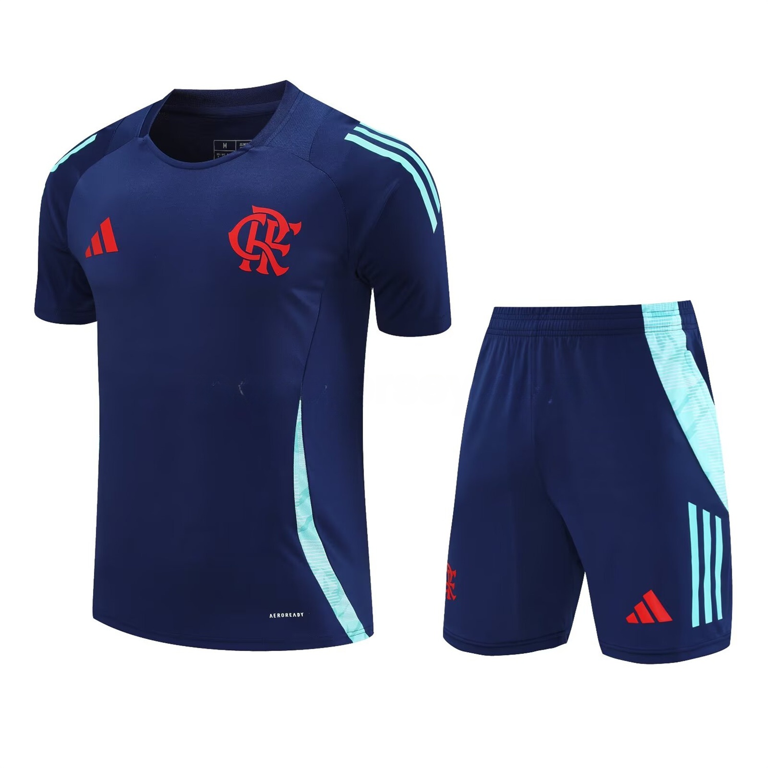 Flamengo 25-26 Short-Sleeve Kids Training Set - Royal Blue With Royal Blue - Unitedfutballjersey