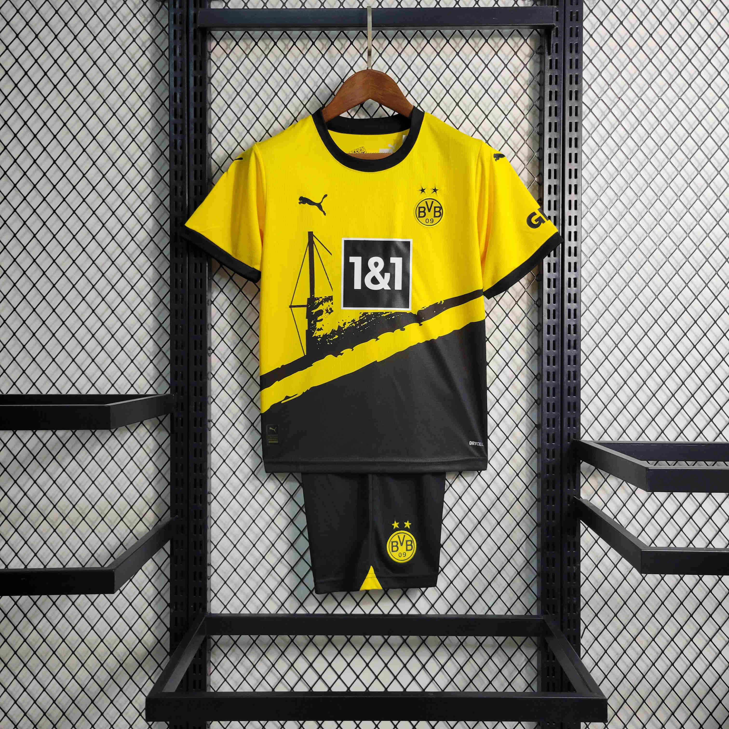 Dortmund 23-24 Home Kids kit - Unitedfutballjersey