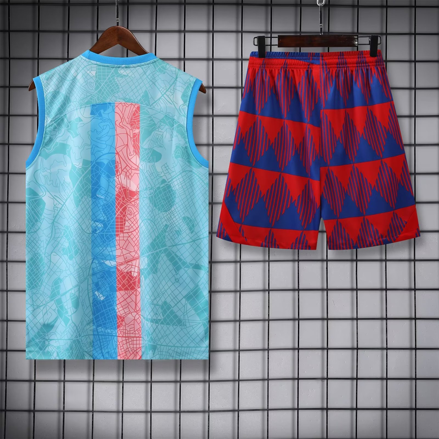 B.A.R.S.A 23-24 Player Vest Training Set - Unitedfutballjersey