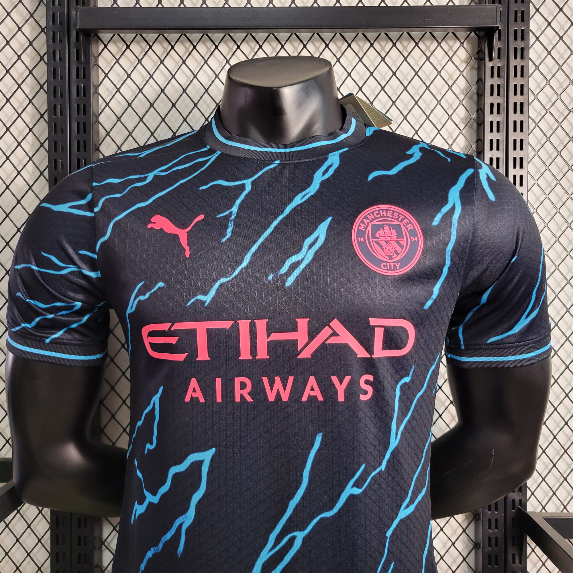 Manchester City 23-24 Third Jersey - Player Version - Unitedfutballjersey