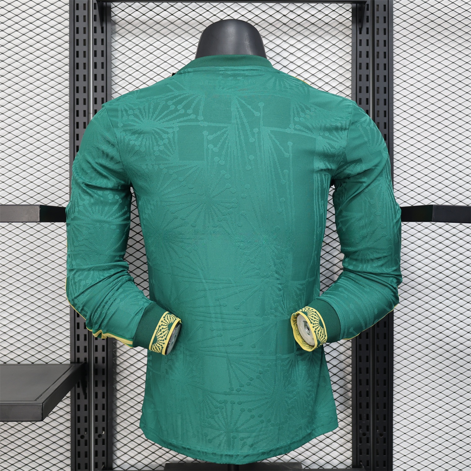 Mexico 2025 Gold Cup Green Long Sleeves Jersey - Player Version - Unitedfutballjersey