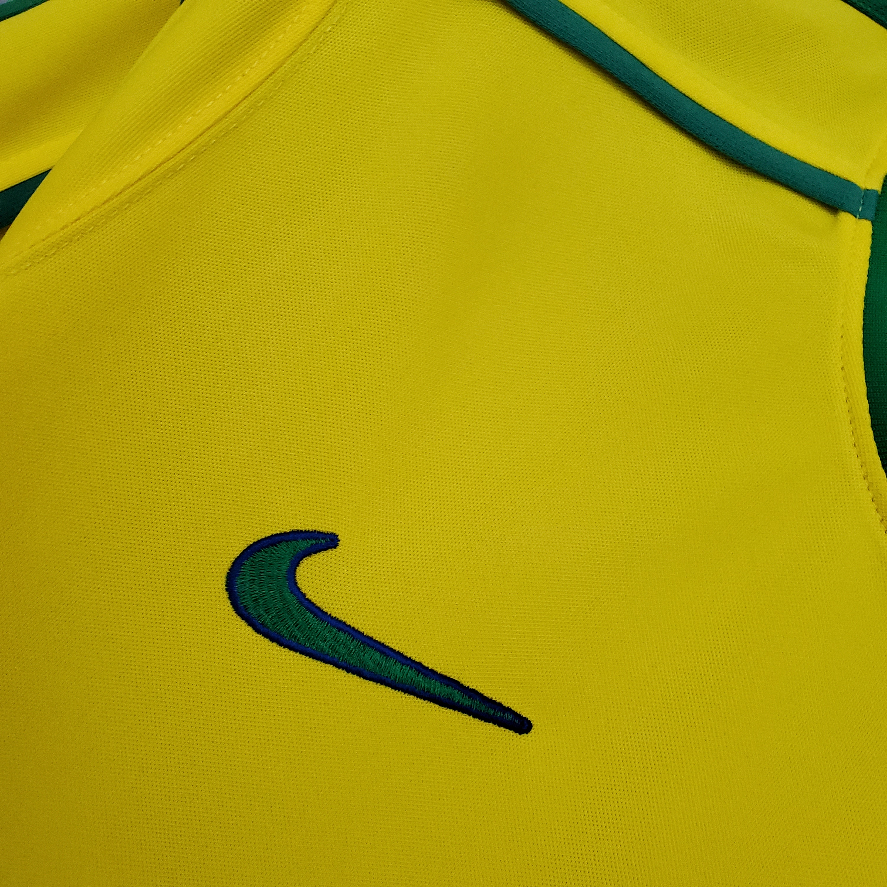 Retro Brazil 1998 Home Stadium Jersey - Unitedfutballjersey