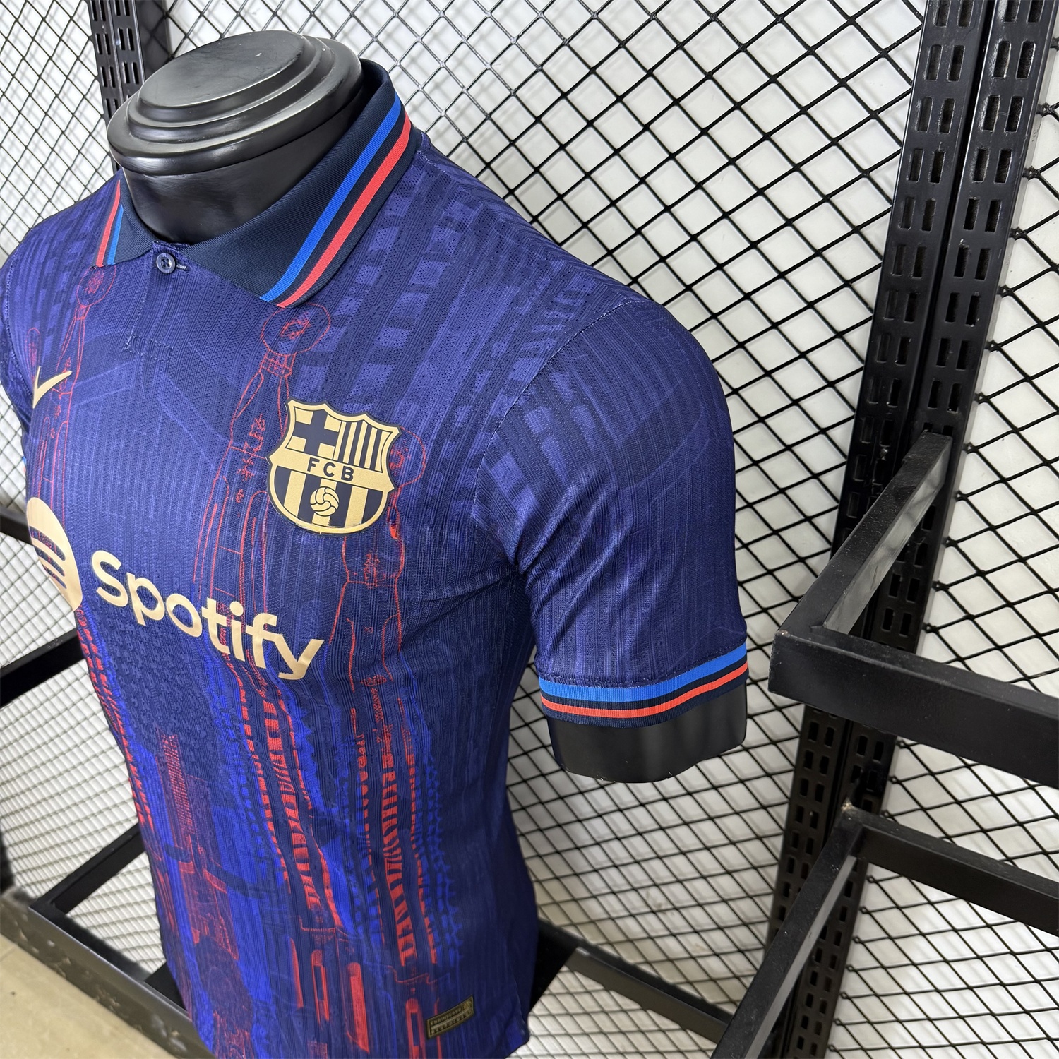 B.A.R.S.A 25-26 Sagrada Família Blue Special Edition Jersey - Player Version - Unitedfutballjersey