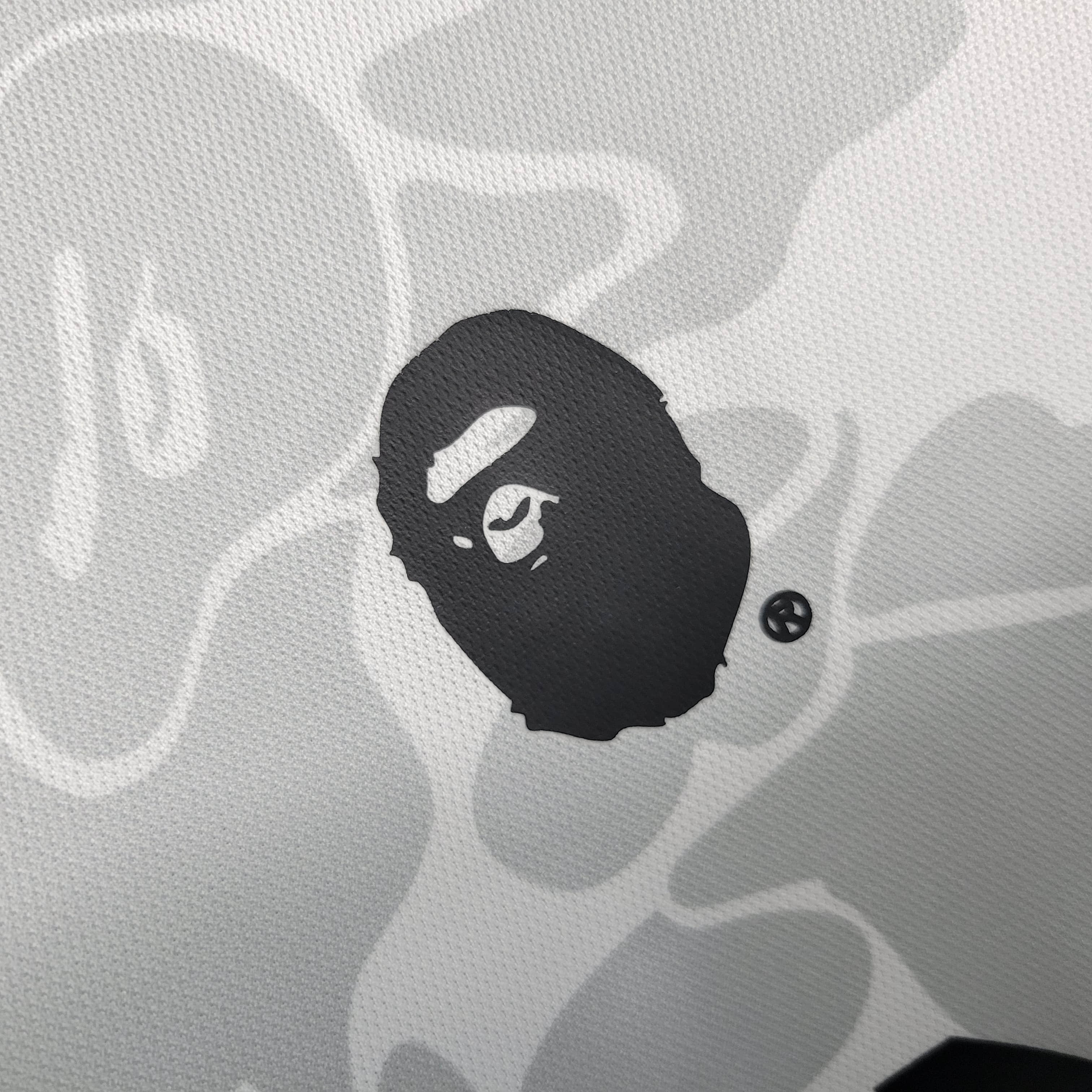 INT M.A.M x A.P.E 23-24 White Special Edition Jersey - Fans Version - Unitedfutballjersey