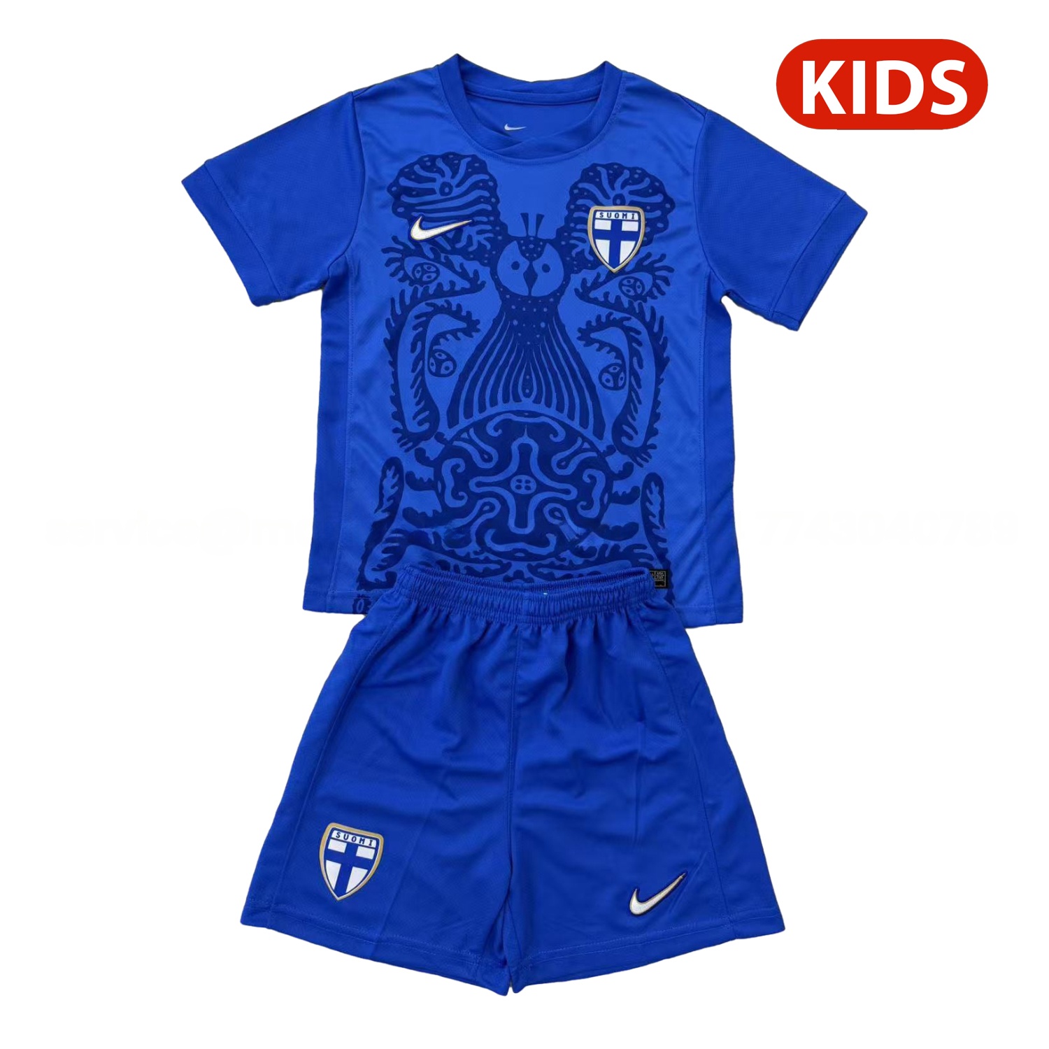 Finland 25-26 Away Kids Kit - Unitedfutballjersey