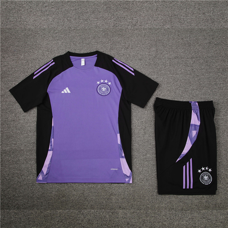 Germany 2024 Short-Sleeve Training Set - Purple - Unitedfutballjersey