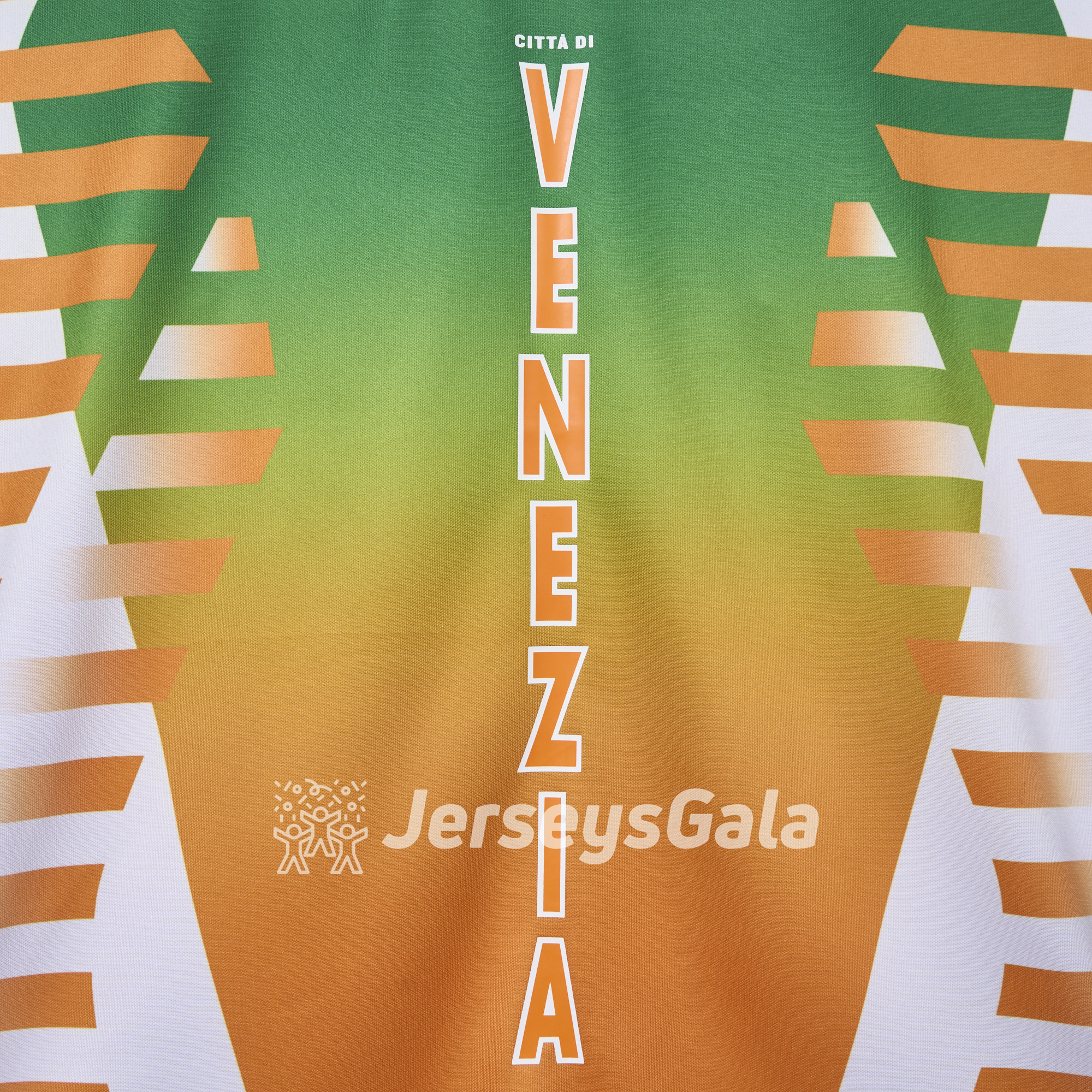 Venezia FC 24-25 Orange and Green Pre-Match Jersey - Fans Version - Unitedfutballjersey