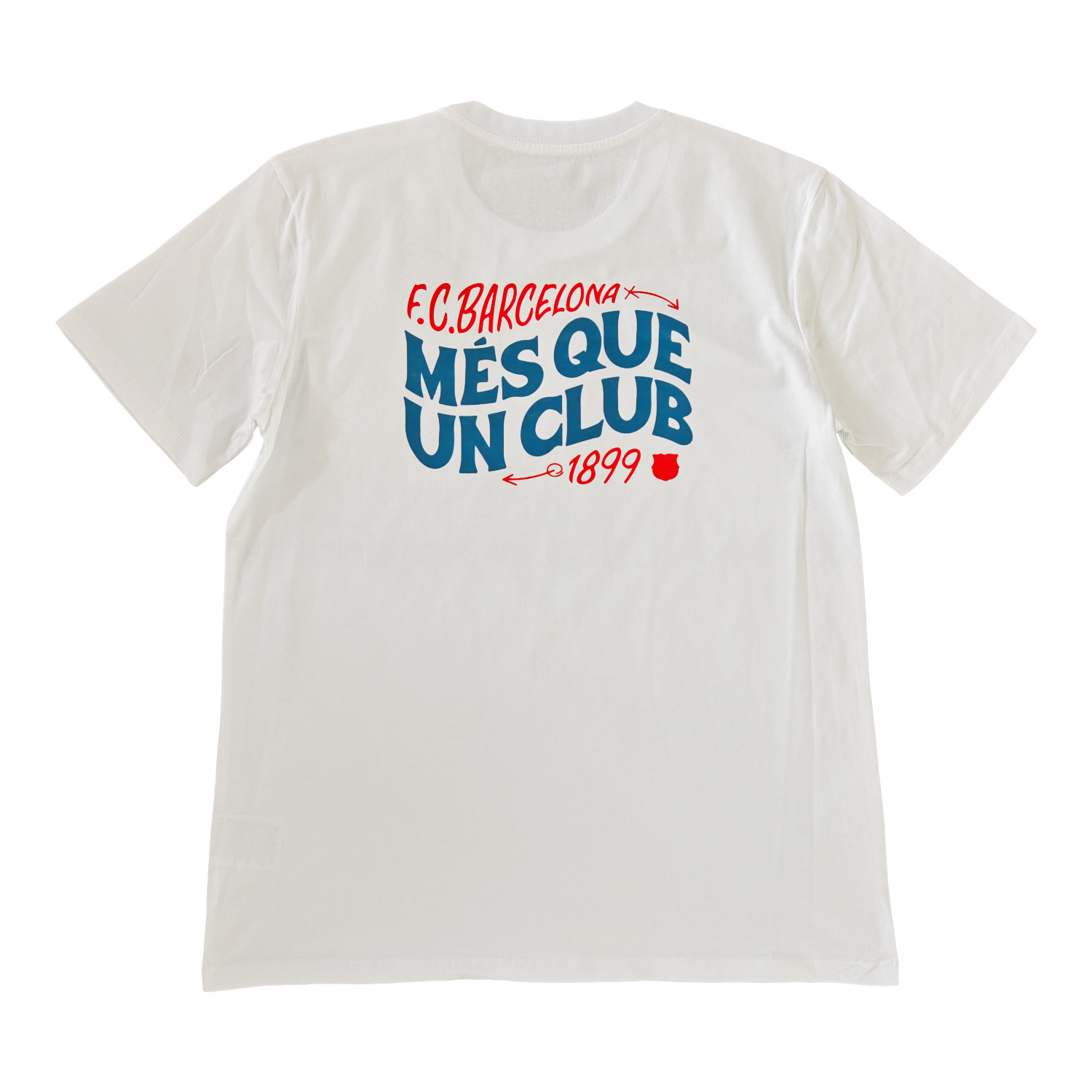 B.A.R.S.A Més Que Un Club Skateboard Aesthetics T-shirt【White】 - Unitedfutballjersey