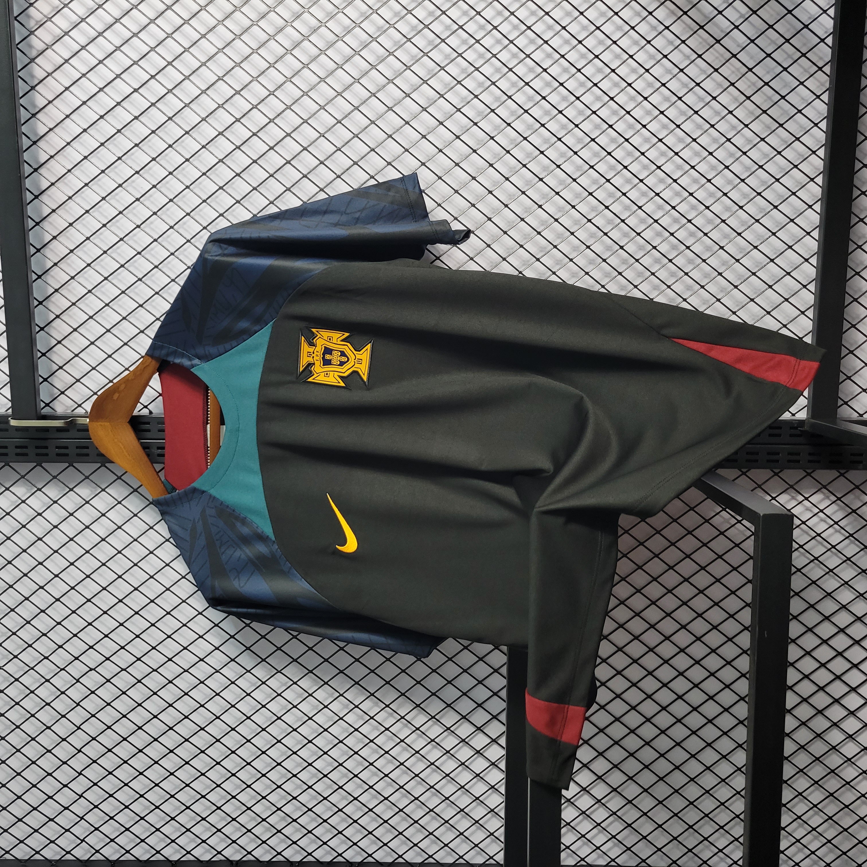 Portugal 22-23 Black Training Jersey - Fans Version - Unitedfutballjersey