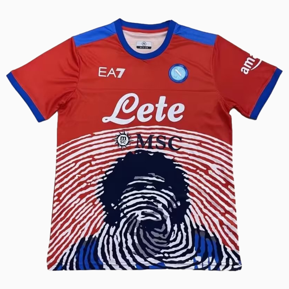 Retro Napoli 2021-22 Maradona Special Edition Jersey - Red - Unitedfutballjersey