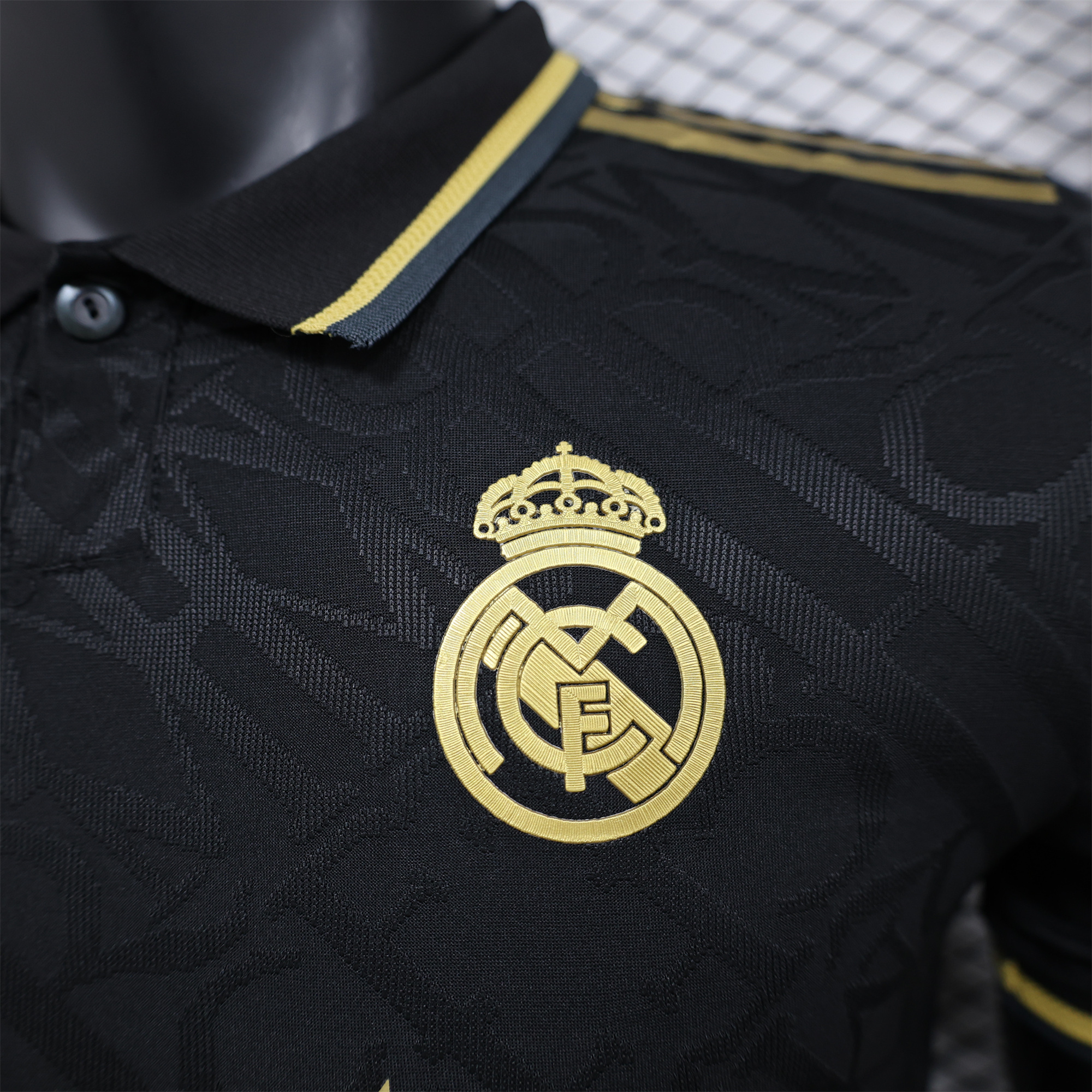 Real Madrid 24-25 Black Gold Special Edition Jersey - Player Version - Unitedfutballjersey