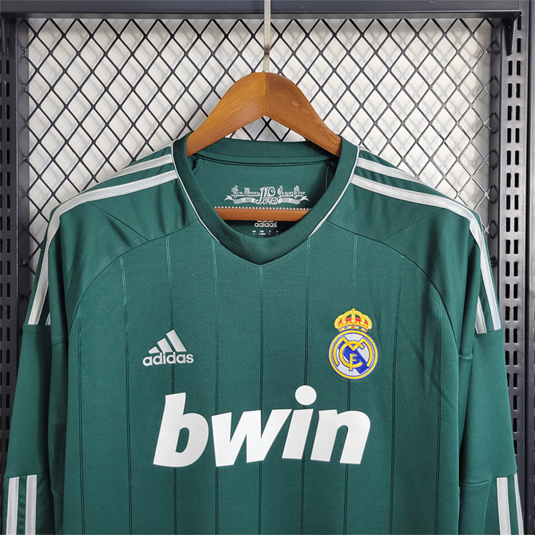 Real Madrid Retro 12-13 Third Away Long Sleeve Jersey - Unitedfutballjersey