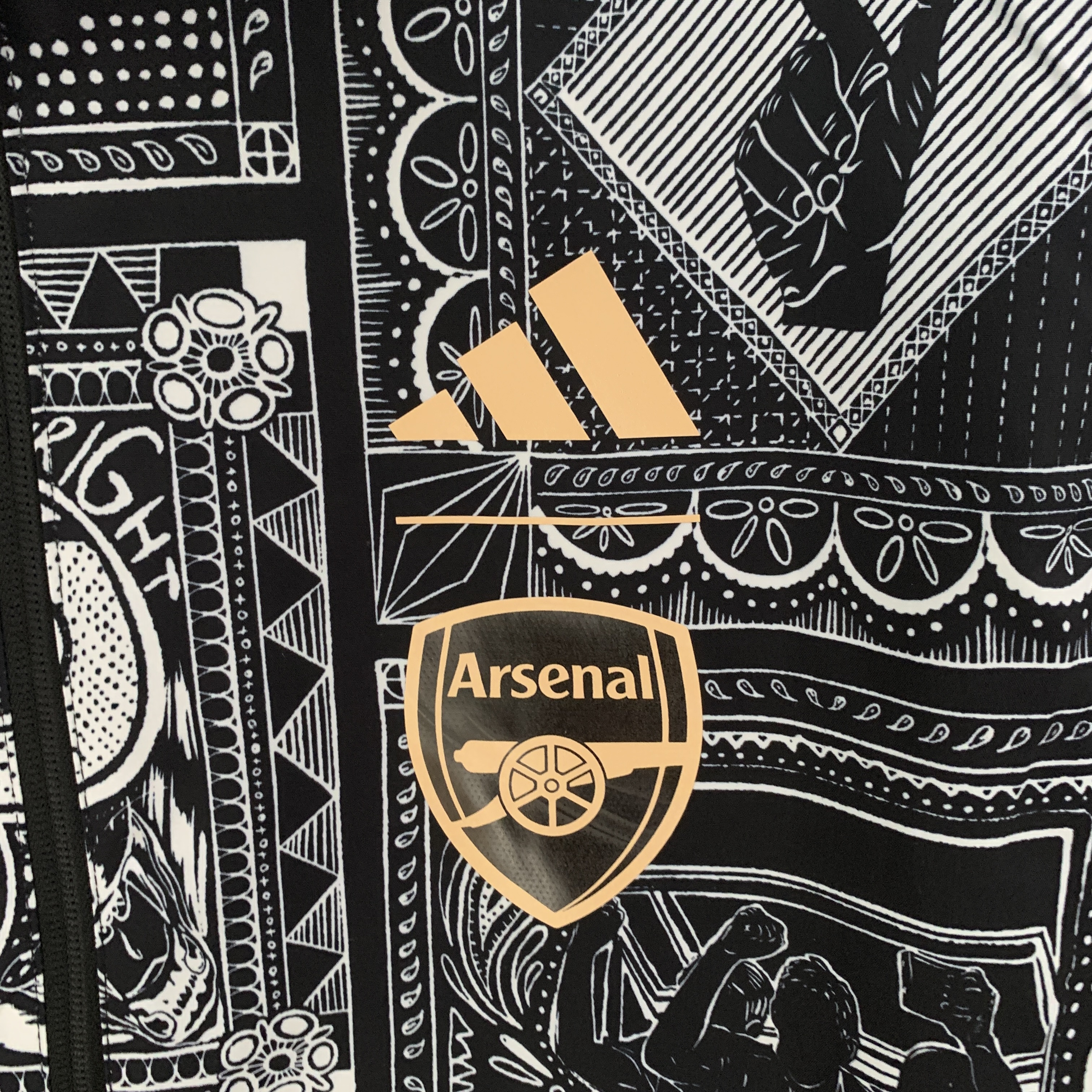 Arsenal x I-a-n.W-r-i-g-h-t Limited Edition 23-24 Player Reversible Windbreaker - Unitedfutballjersey