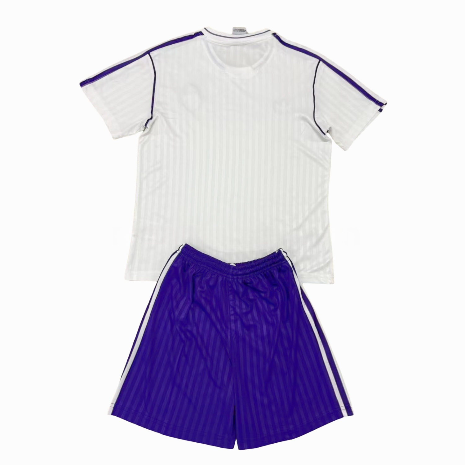 Real Madrid 24-25 White Terrace Icon Retro Style Kids Kit - Unitedfutballjersey