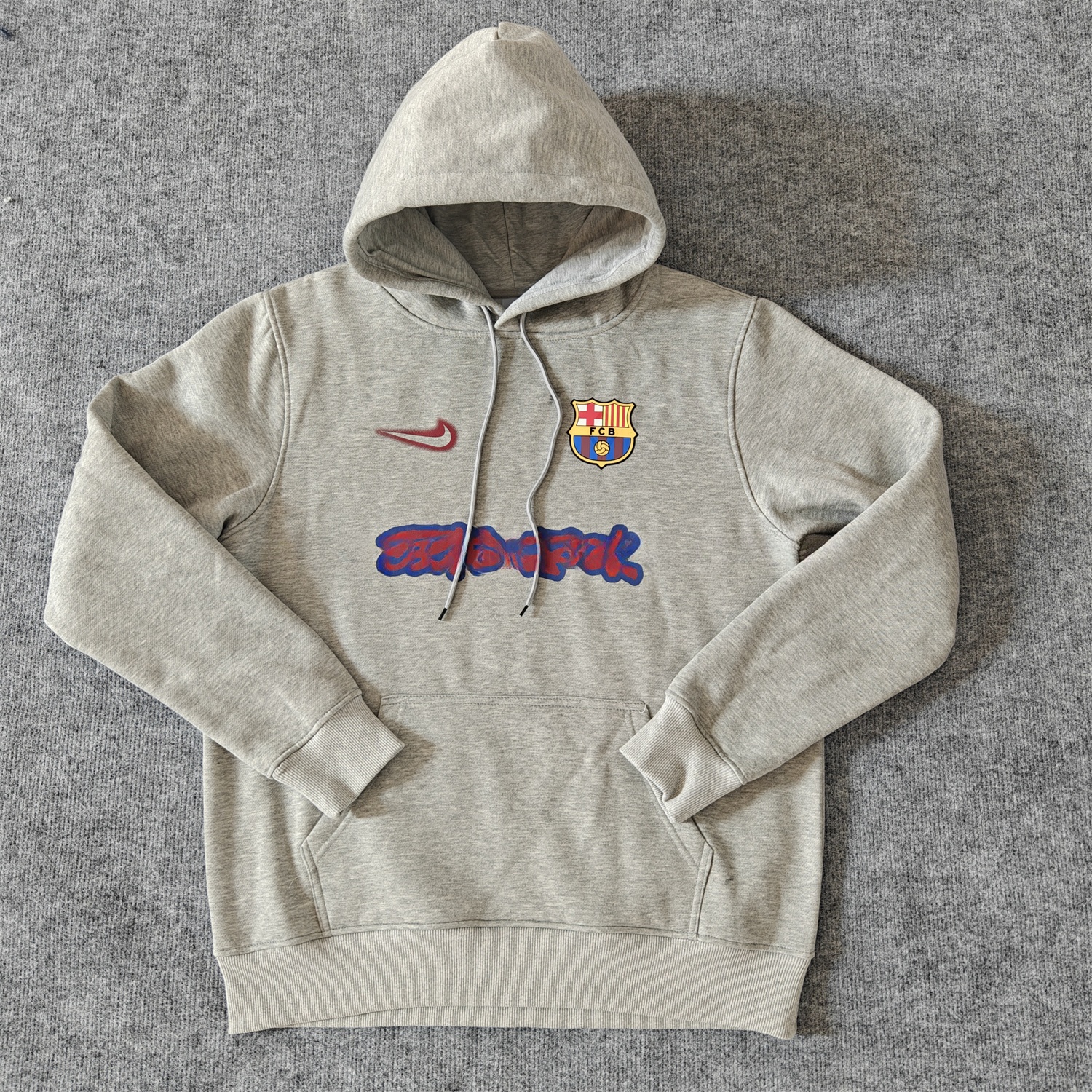 B.A.R.S.A x Travis Scott Team Logo On Both Sides Unisex Pullover Hoodie - Unitedfutballjersey