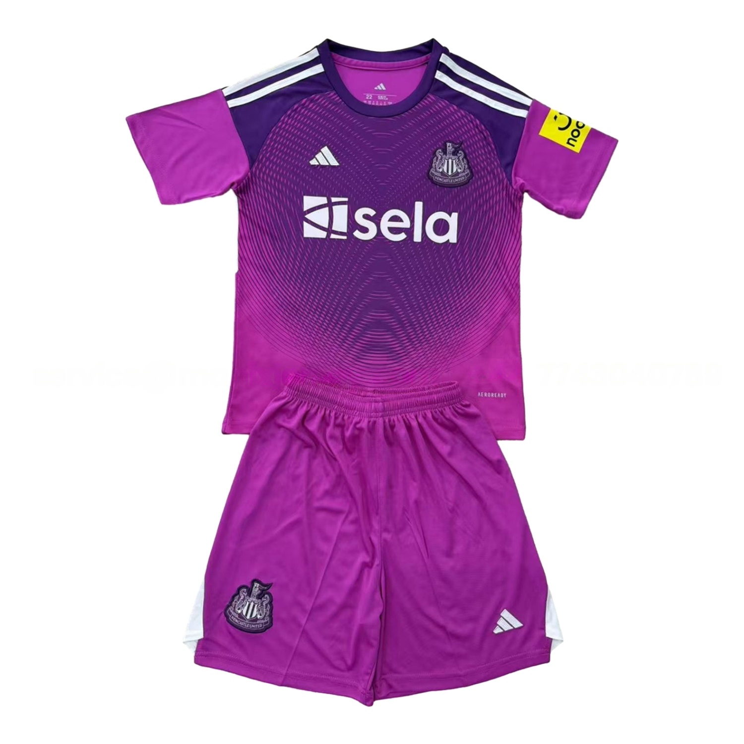 Newcastle United 25-26 Purple Goalkeeper Men's Adult Jersey Set - Fans Version - Unitedfutballjersey