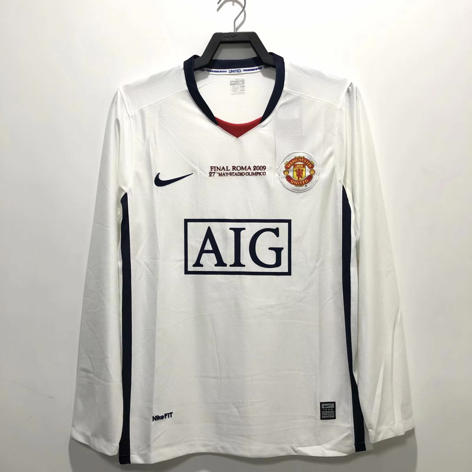 Manchester United Retro 08-09 Away Long Sleeve Jersey - Champions League Final Version - Unitedfutballjersey