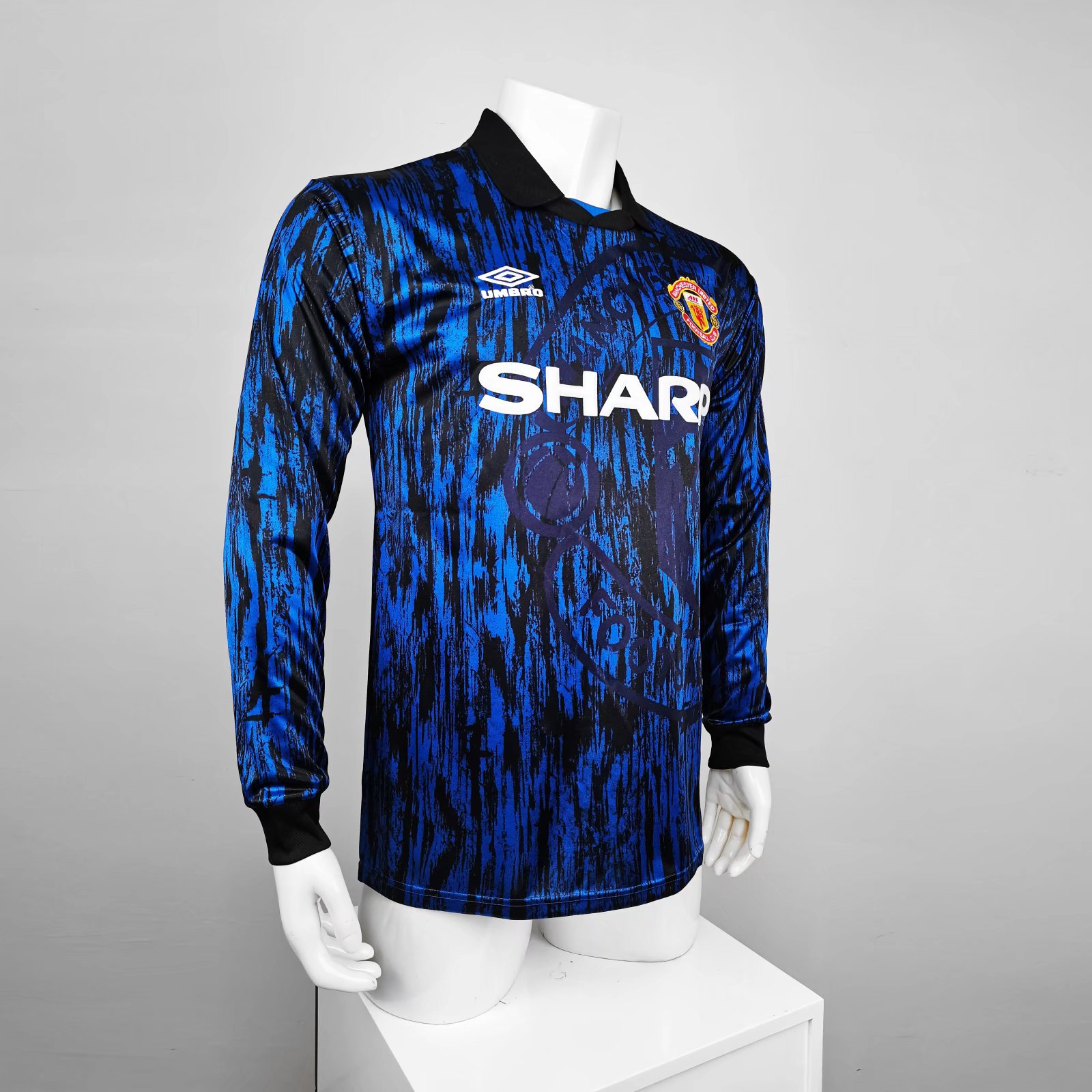 Retro Manchester United 92-94 Away Long Sleeve Jersey - Unitedfutballjersey