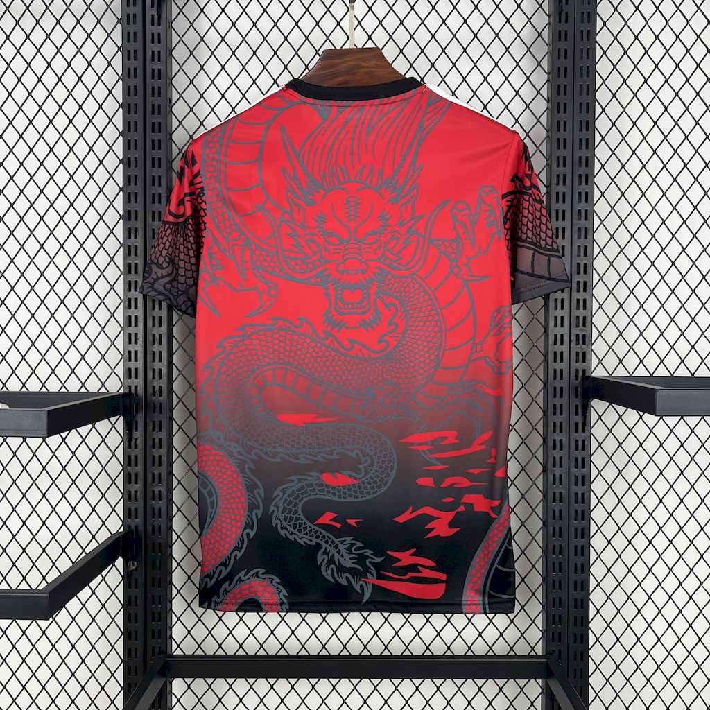 Real Madrid 24-25 Red & Black Dragon Special Edition Jersey - Unitedfutballjersey