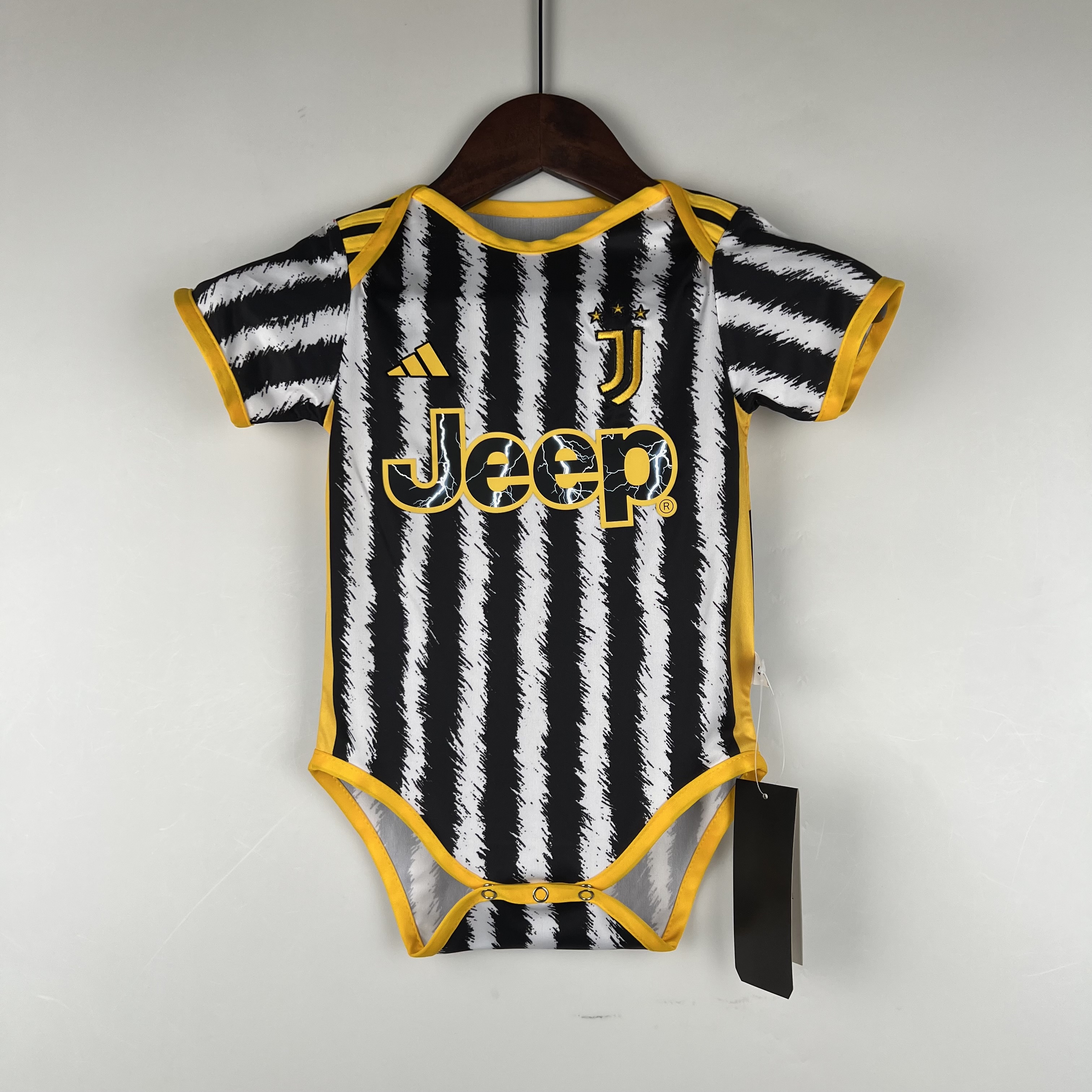 Juventus 23-24 Home Stadium Baby Crawling Suit - Unitedfutballjersey