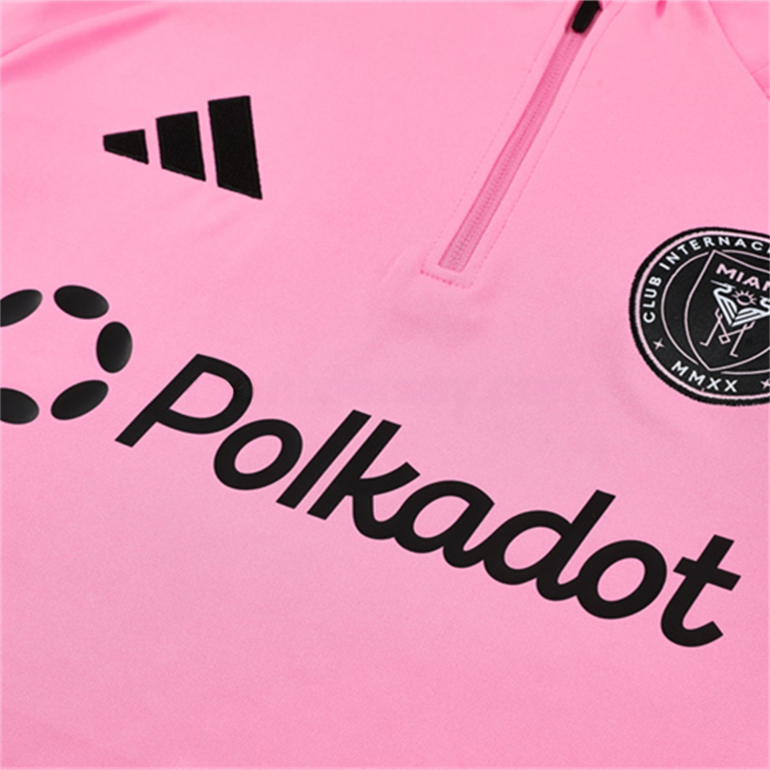 INT M.A.M 25-26 Kid Long Sleeves Training Set - Pink Top & Black Pants - Unitedfutballjersey