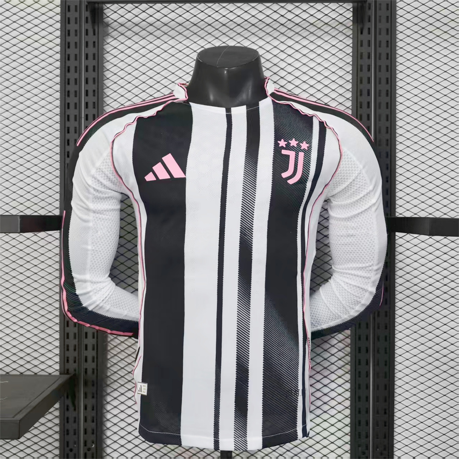 Juventus 25-26 Home Unsponsored Long Sleeves Jersey - Player Version - Unitedfutballjersey