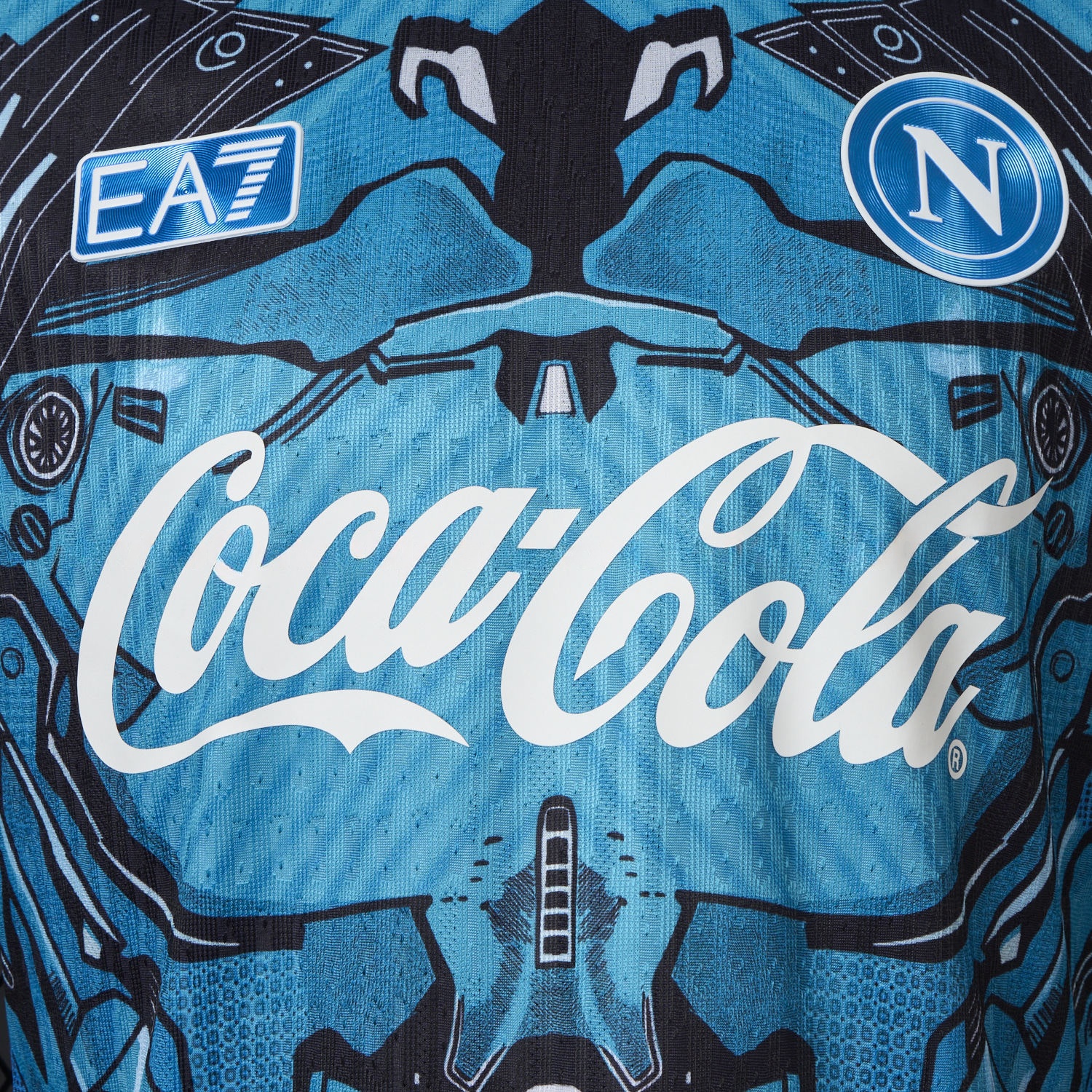 Napoli 25-26 Blue Mecha Training Jersey - Player Version - Unitedfutballjersey