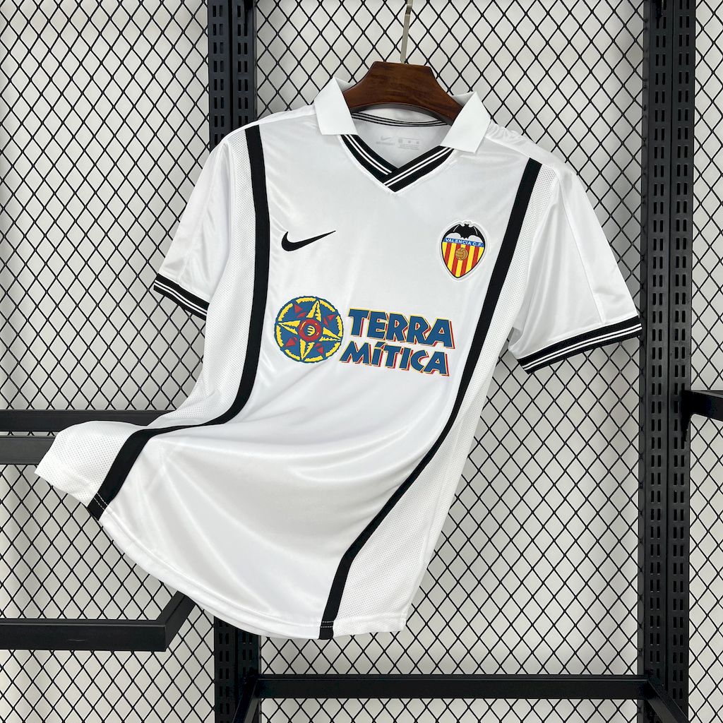 Retro Valencia 2000-01 Home Jersey - Unitedfutballjersey