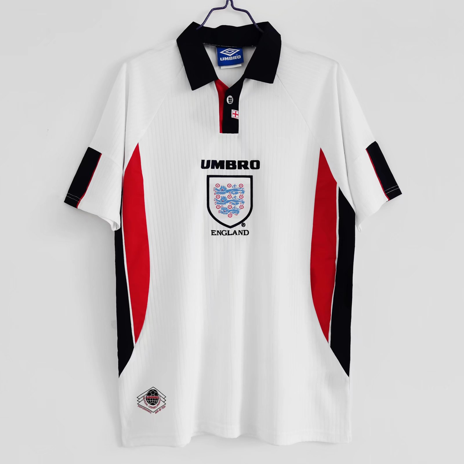 Retro England 1998 Home Stadium Jersey - Unitedfutballjersey