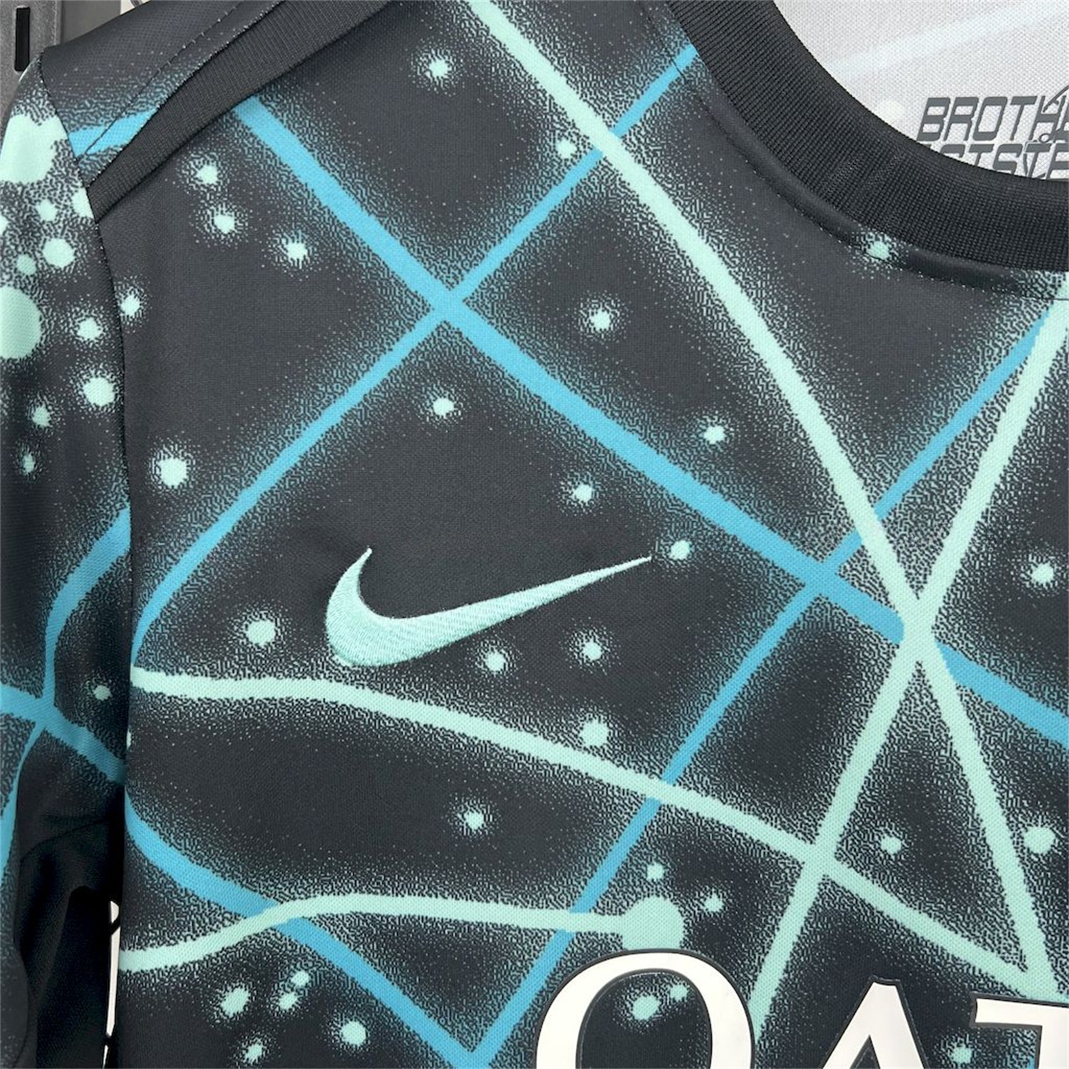 Inter Milan 25-26 Blue Lines Black Pre-Match Training Jersey - Fans Version - Unitedfutballjersey