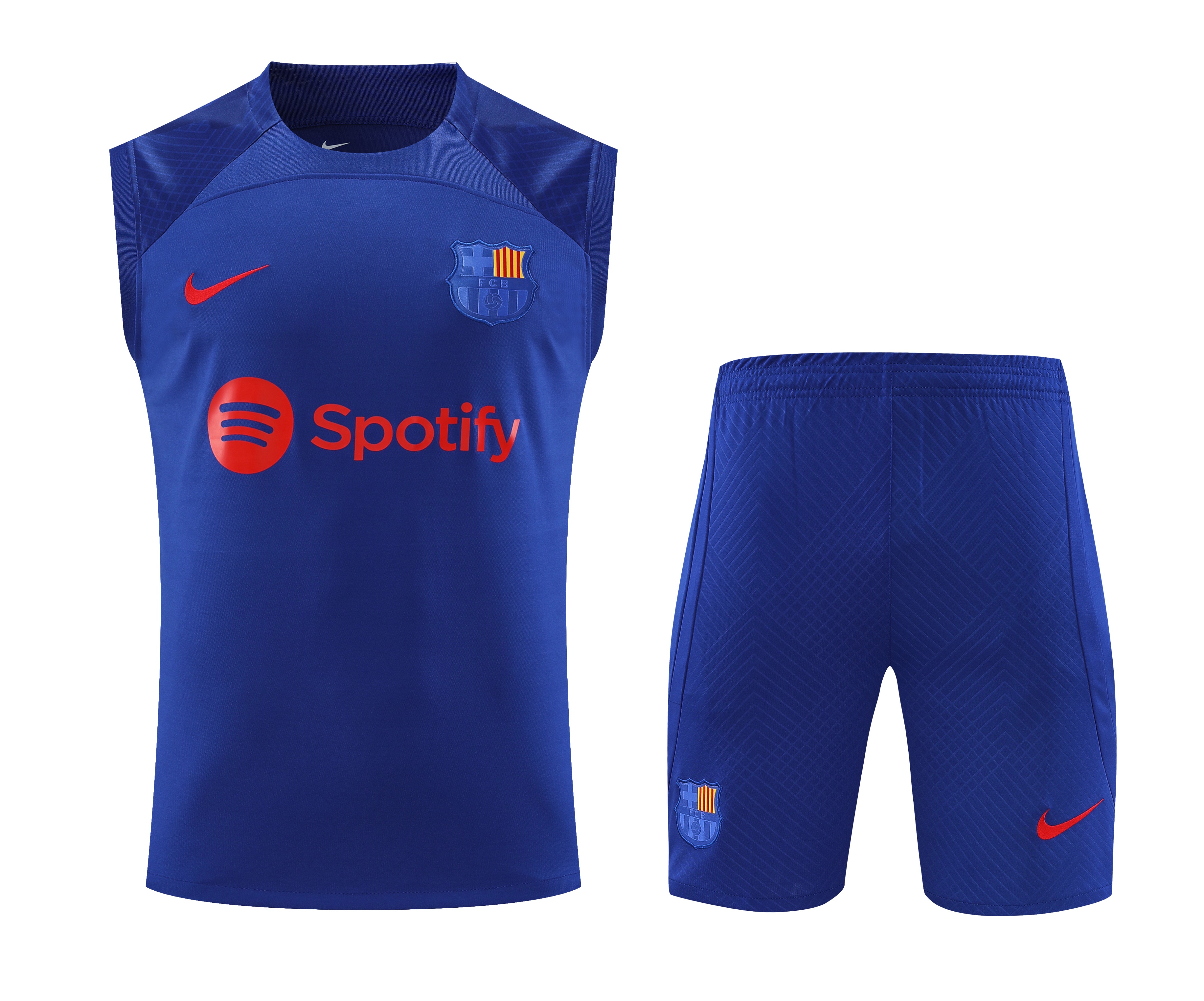 23/24 B.A.R.S.A Blue Training Vest Suit - Unitedfutballjersey