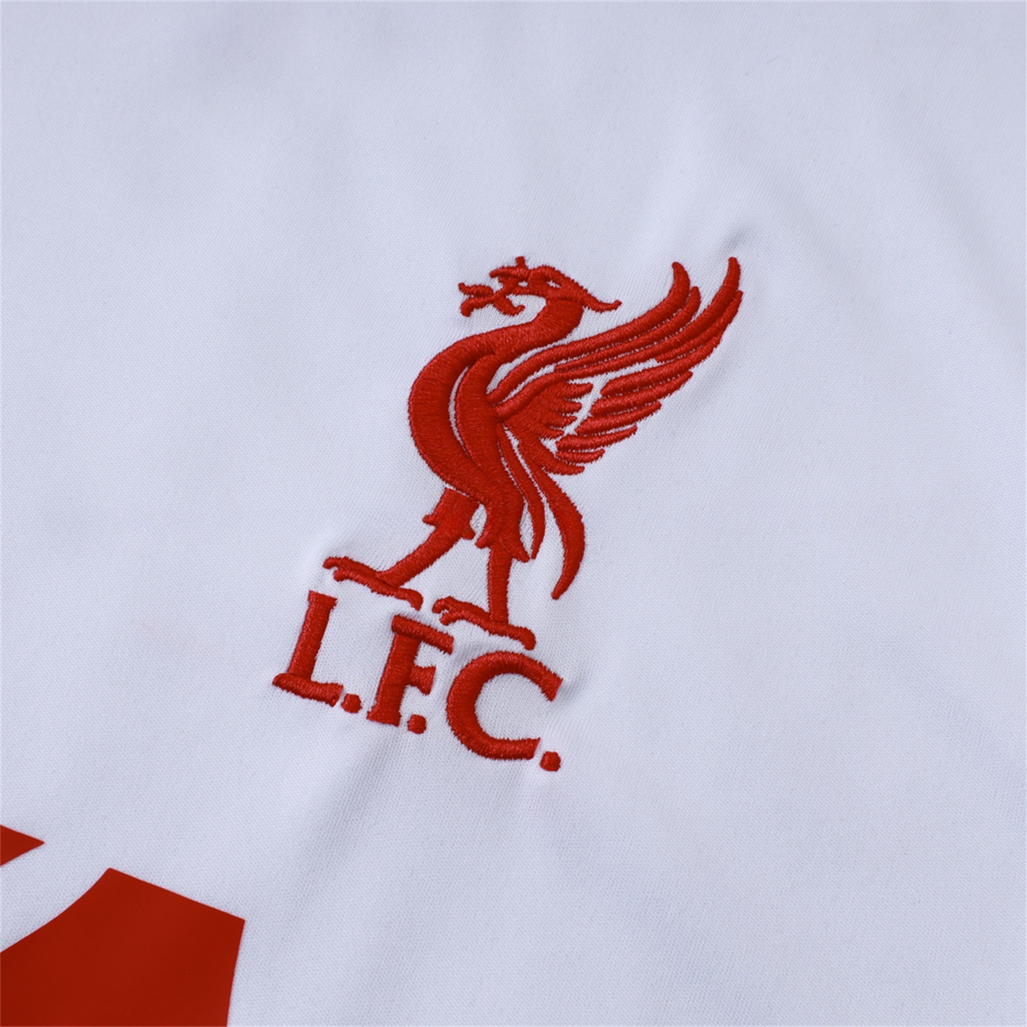 Liver.pool 25-26 Vest Training Set - White Vest & Black Shorts - Unitedfutballjersey