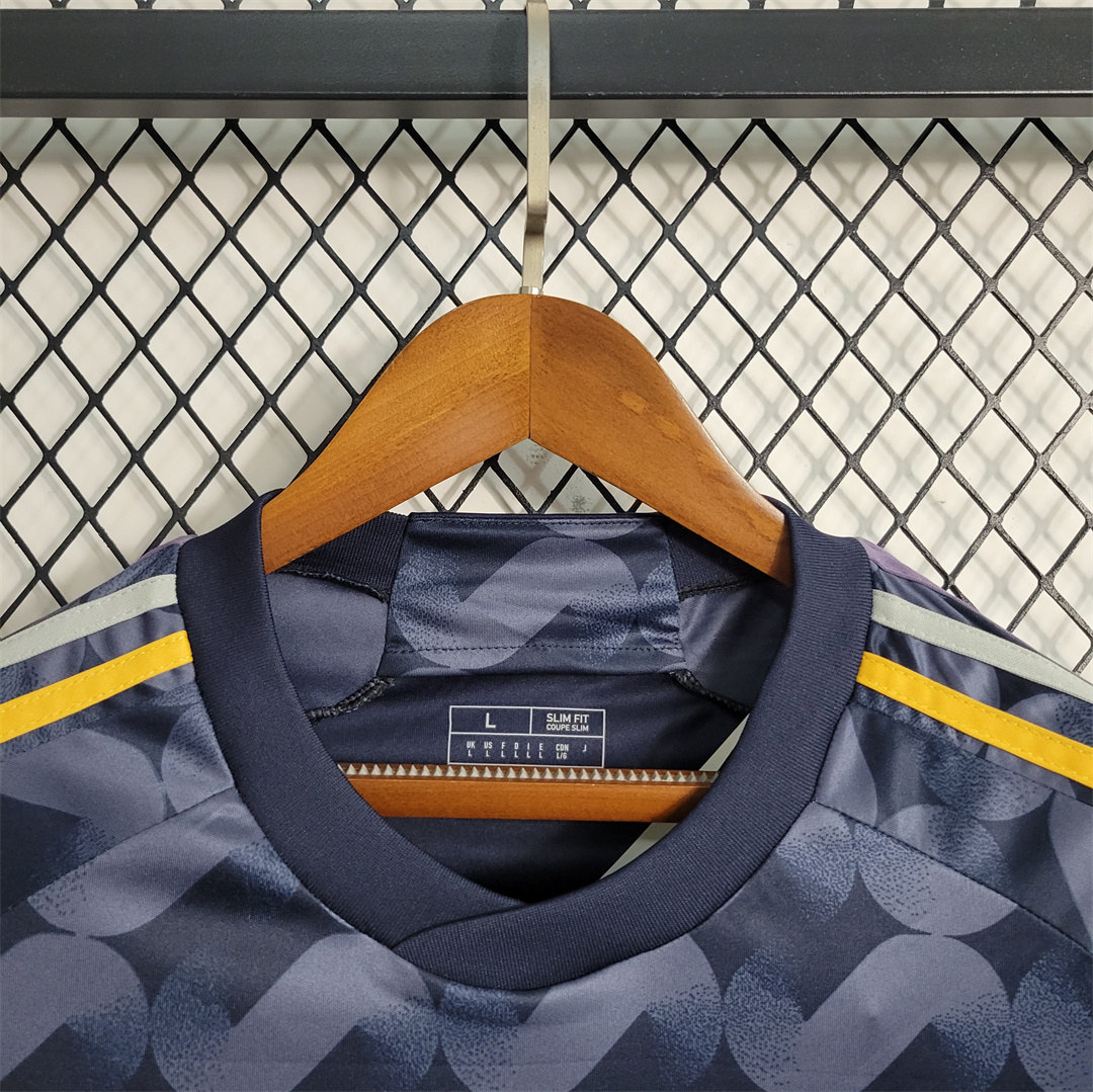 Real Madrid 23/24 Away Blue Jersey - Fans Version - Unitedfutballjersey