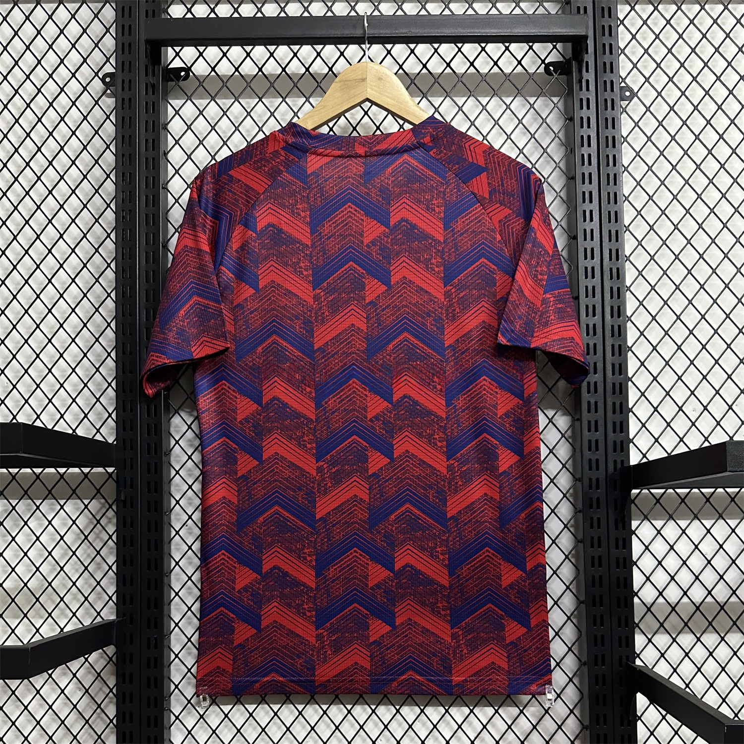 RB Leipzig 25-26 Pre-Match Red Blue Training Jersey - Fans Version - Unitedfutballjersey